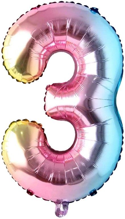 Solid 3/Three 32inch Number Toy Foil Balloon For Birthday/Anniversary Party Decoration Balloon-image-30