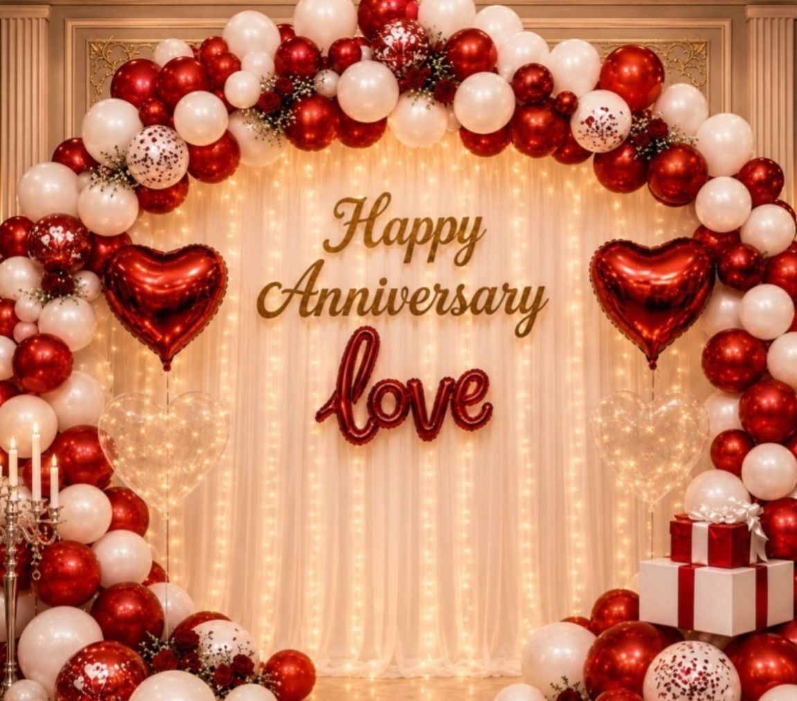 ballooooify Solid Royal Red Love Anniversary Decoration Balloon-picture-2