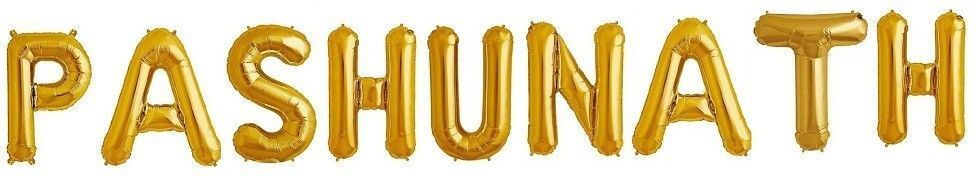 Solid NEW "PASHUNATH" Letter Foil Balloon For Birthday/Celebration Letter Balloon-image-19
