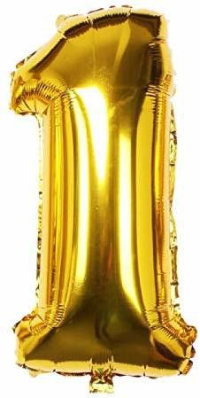 k a enterprises Solid Gold Foil 1 Number Balloon for Birthday/ Anniversary/ Party Celebration (1) Balloon-picture-22