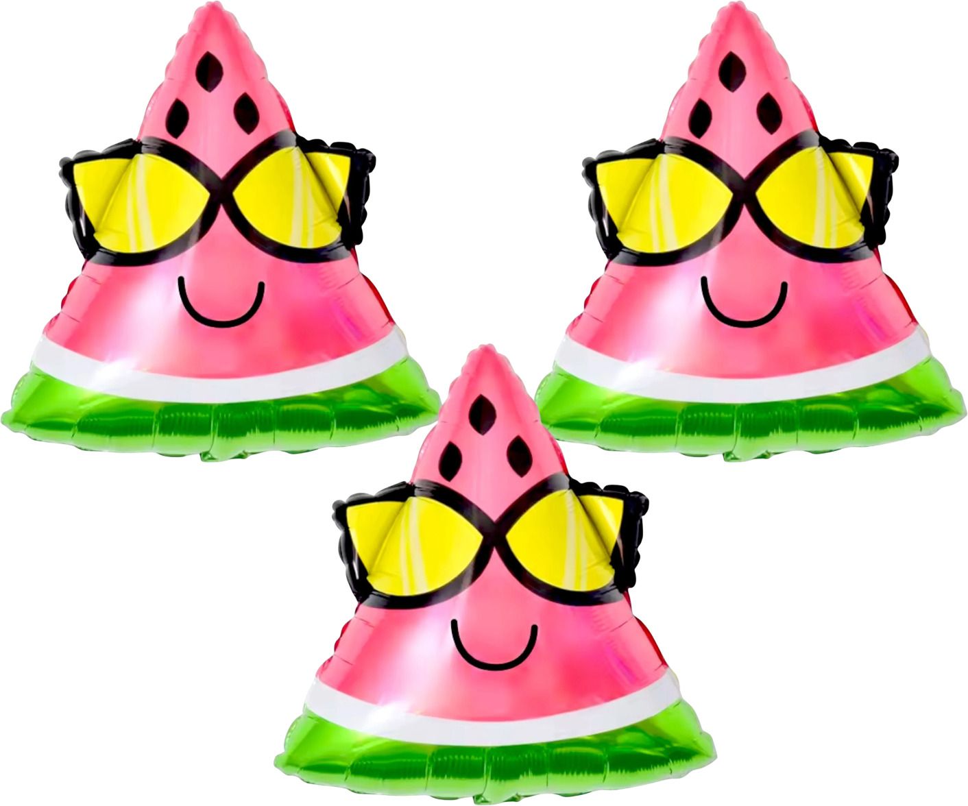 bash n splash Printed Cool Summer Pool Party Theme Watermelon Sunglass Foil Balloon Set Balloon-picture-30