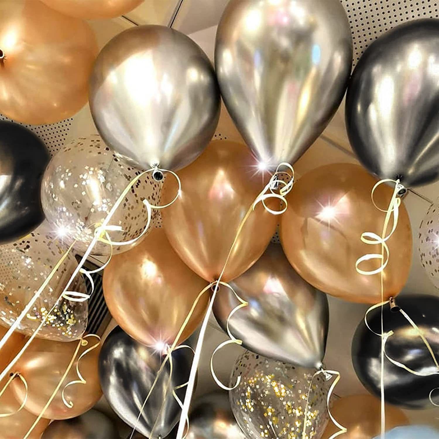 Solid Shiny Balloons For Birthday | Anniversary | Any Special Event Party Decoration Balloon-image-5