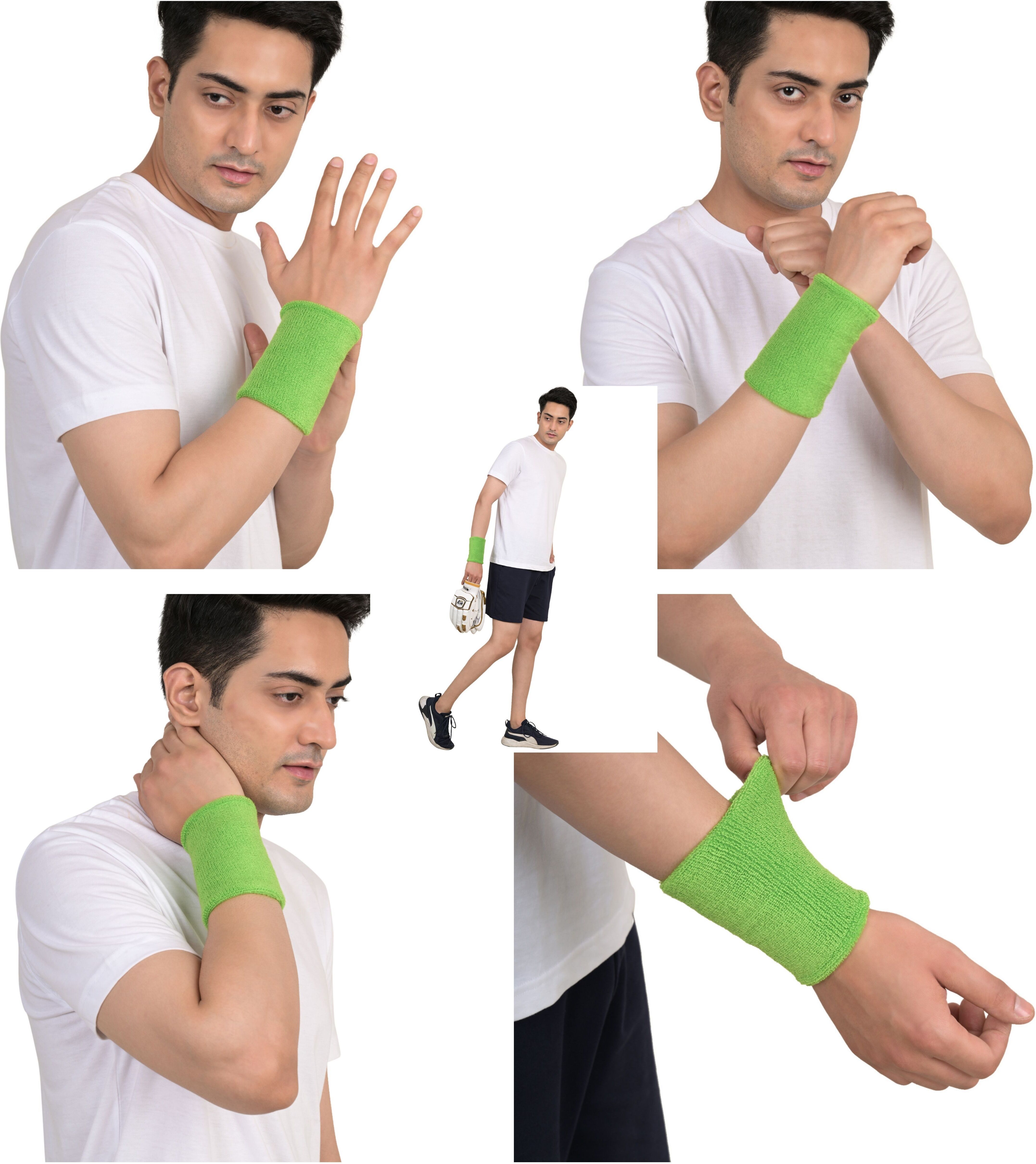 Solid Wrist Sweatbands-image-40