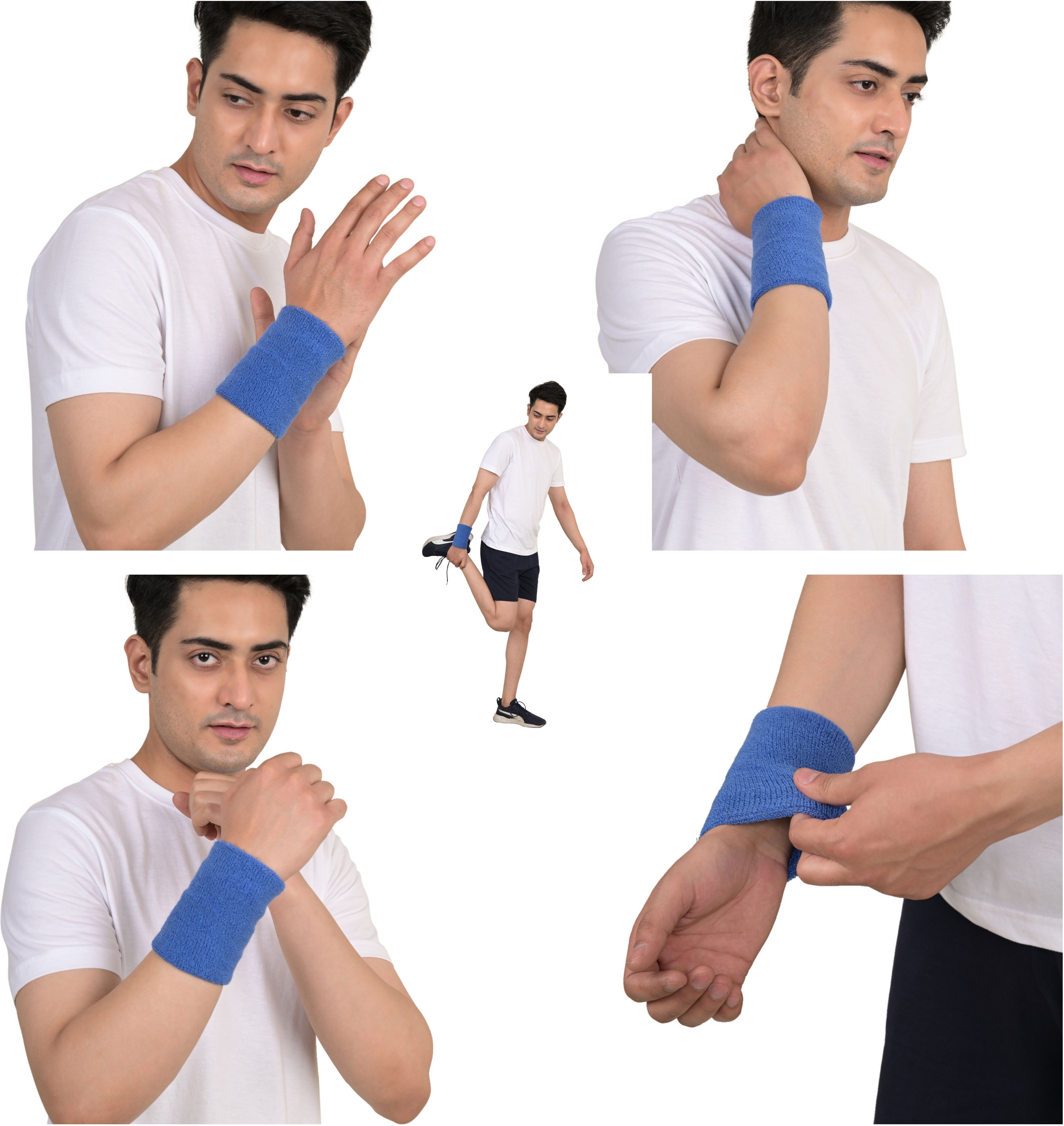 solid Hand Cotton Sweastbands-image-0