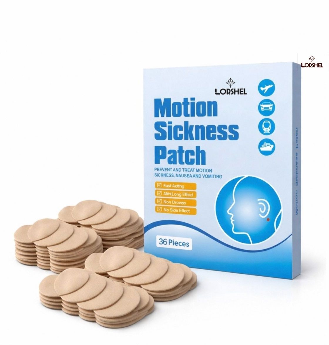 Motion Sickness Patch | Nausea Patch For Travel | Next-Generation Dizziness Bandage Protector-image-13
