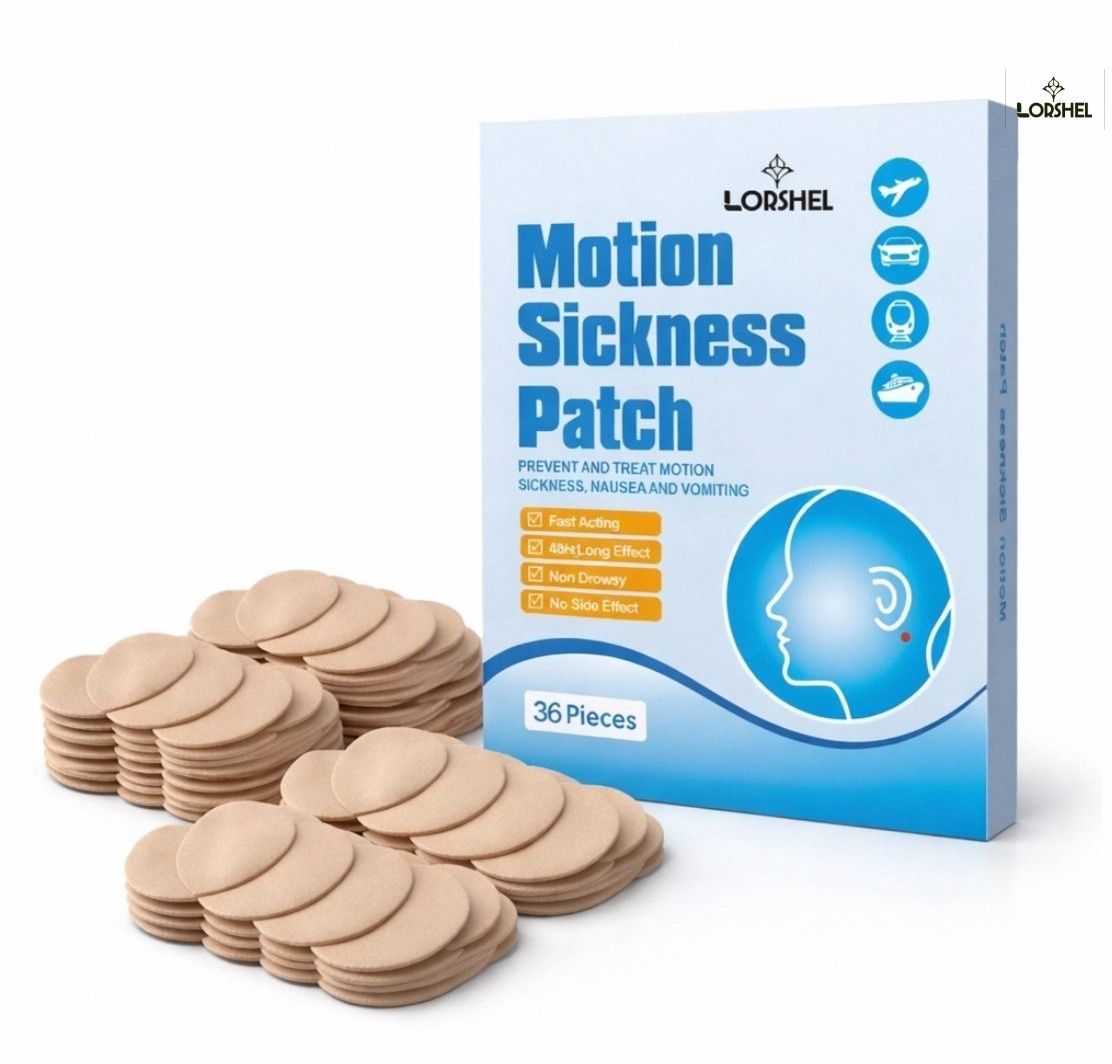 lorshel Vomiting Relief Patch | Maximum Anti Vomiting Patch Support Edition - Assists Bandage Protector-picture-36