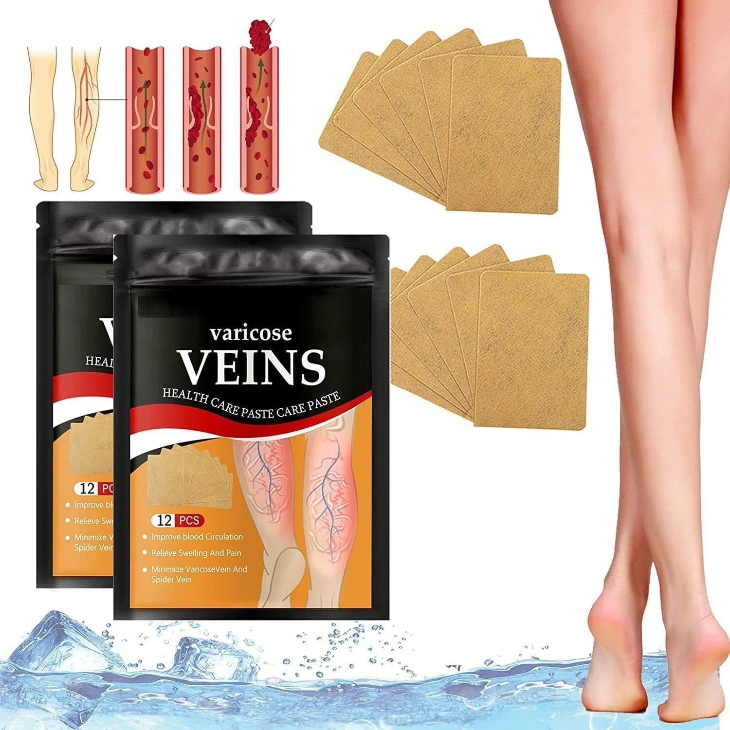 kvvtrades Varicose Veins Patches Dredge Vein Smoothing Bandage Protector-picture-6