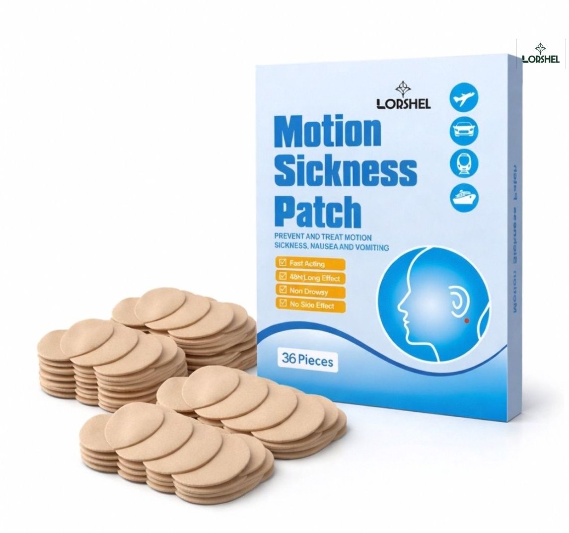 lorshel Motion Sickness Patch | Nausea Patch For Travel | Power Anti Nausea Patch Bandage Protector-picture-23