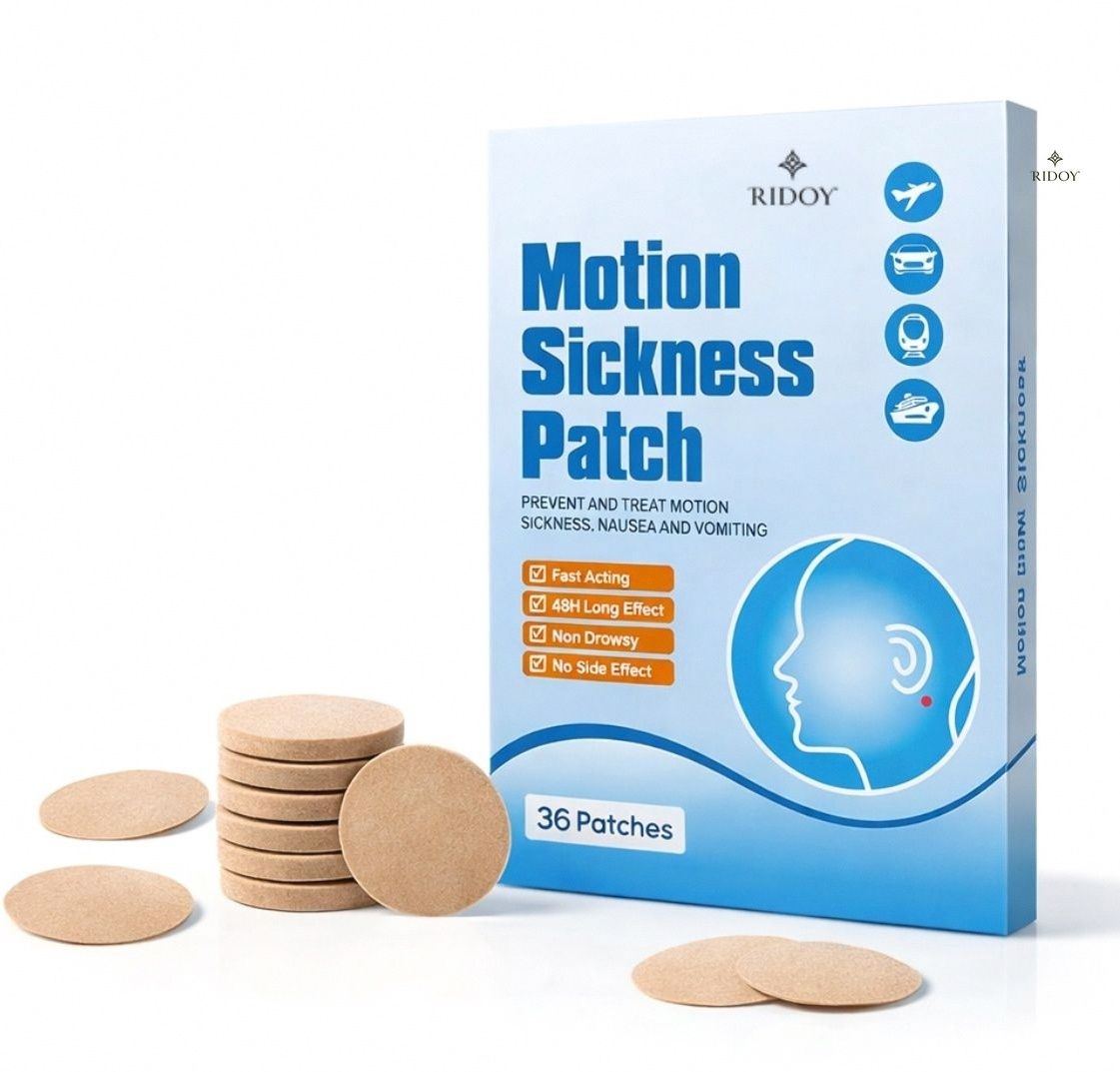 ridoy Car Sickness Patch | Advanced Nausea Relief Patch Support Formula - Encourages Bandage Protector-picture-29