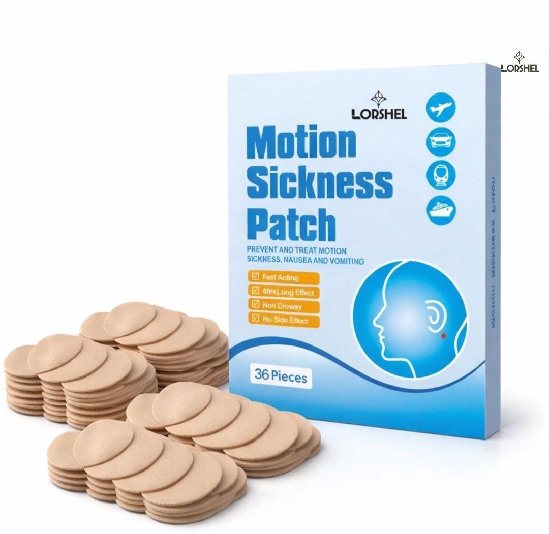lorshel Motion Sickness Patch | Travel Sickness Patch | Refined Everyday Motion Bandage Protector-picture-16