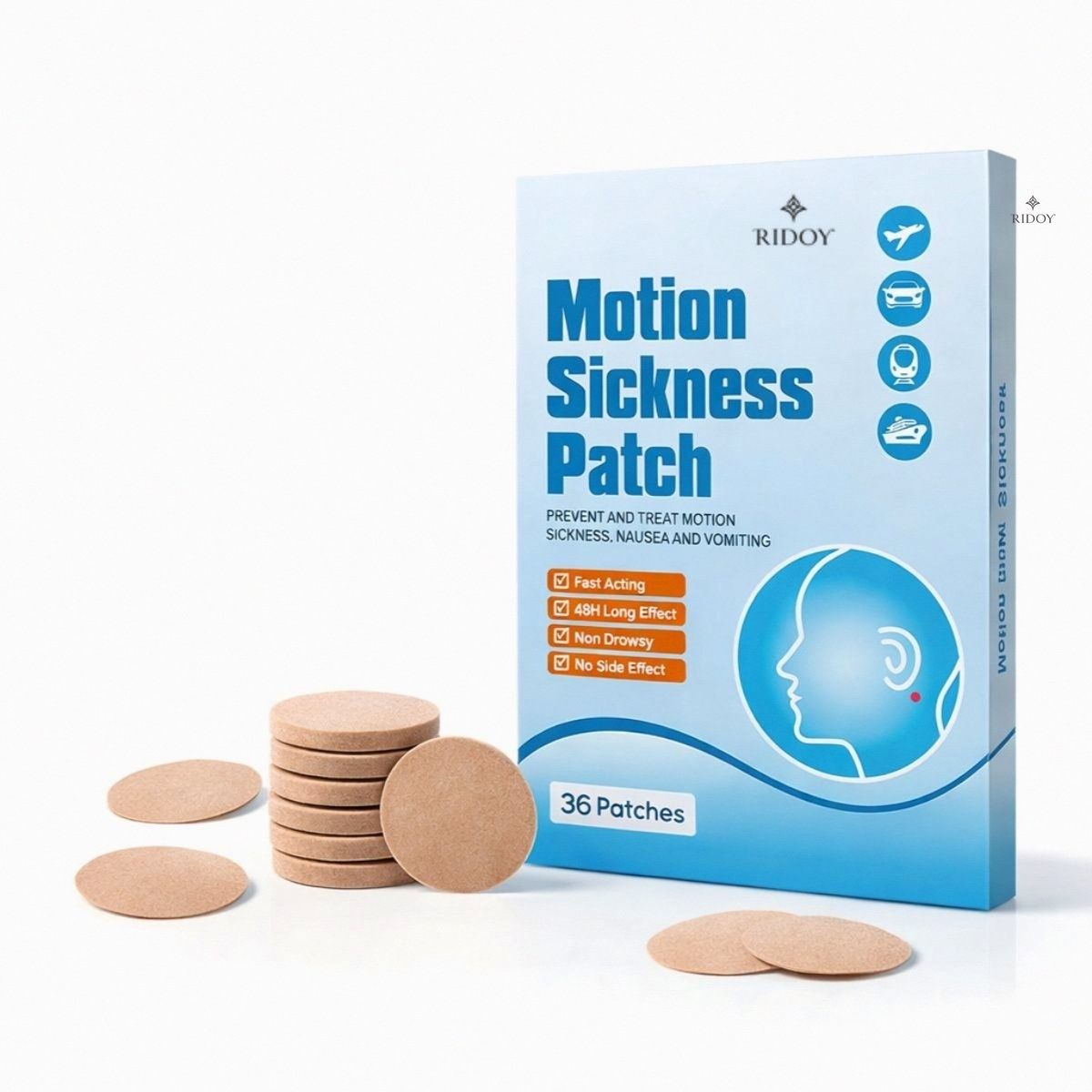Travel Sickness Patch | Maximum Anti Vomiting Patch Support Edition - Anti Bandage Protector-image-28
