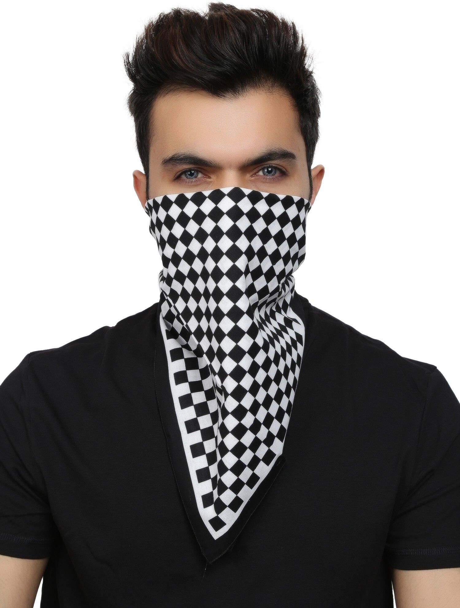 Baby Boys, Baby Girls, Boys, Girls, Men, Women Geometric Print Bandana-image-23