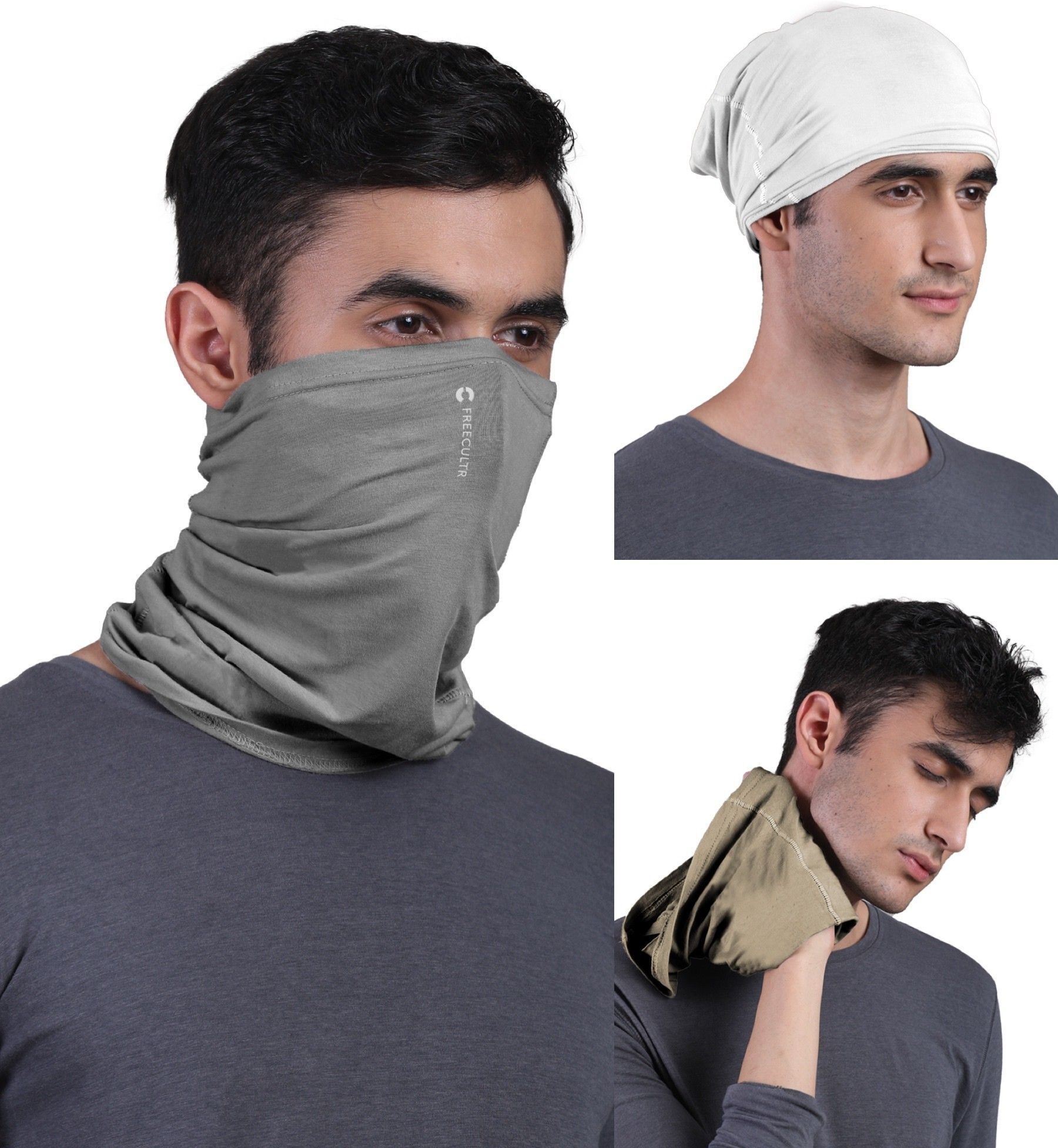 freecultr Men Solid Bandana-picture-13