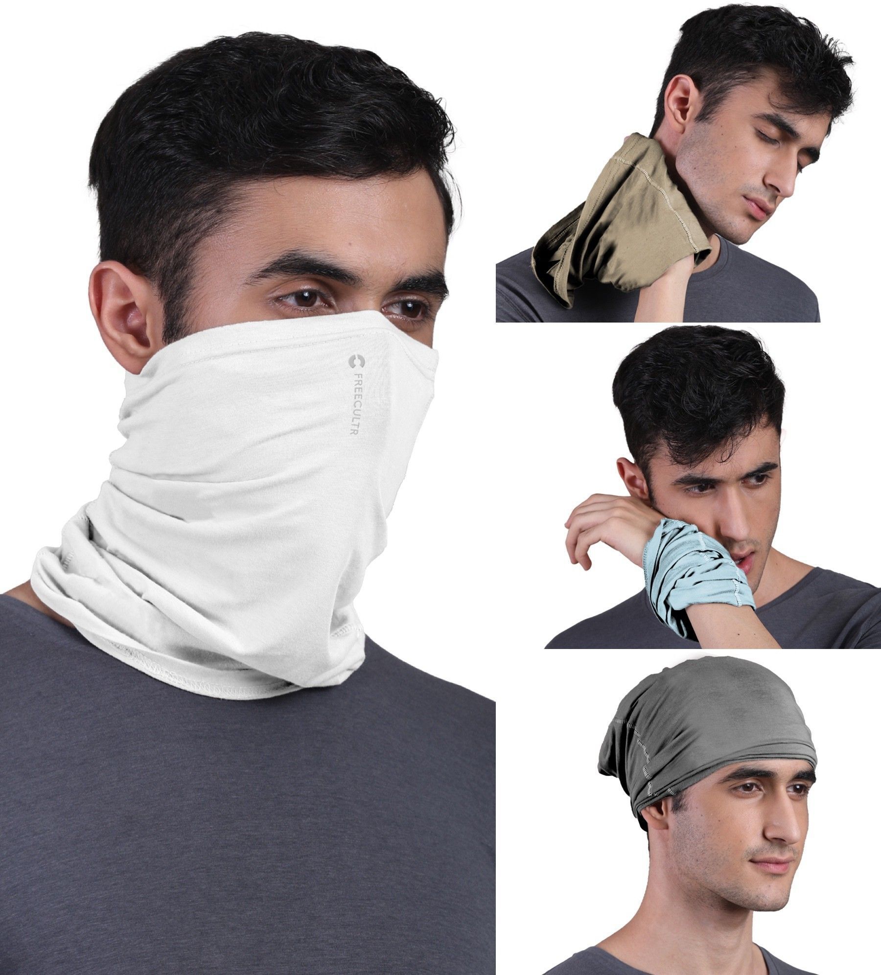 freecultr Men Solid Bandana-picture-12