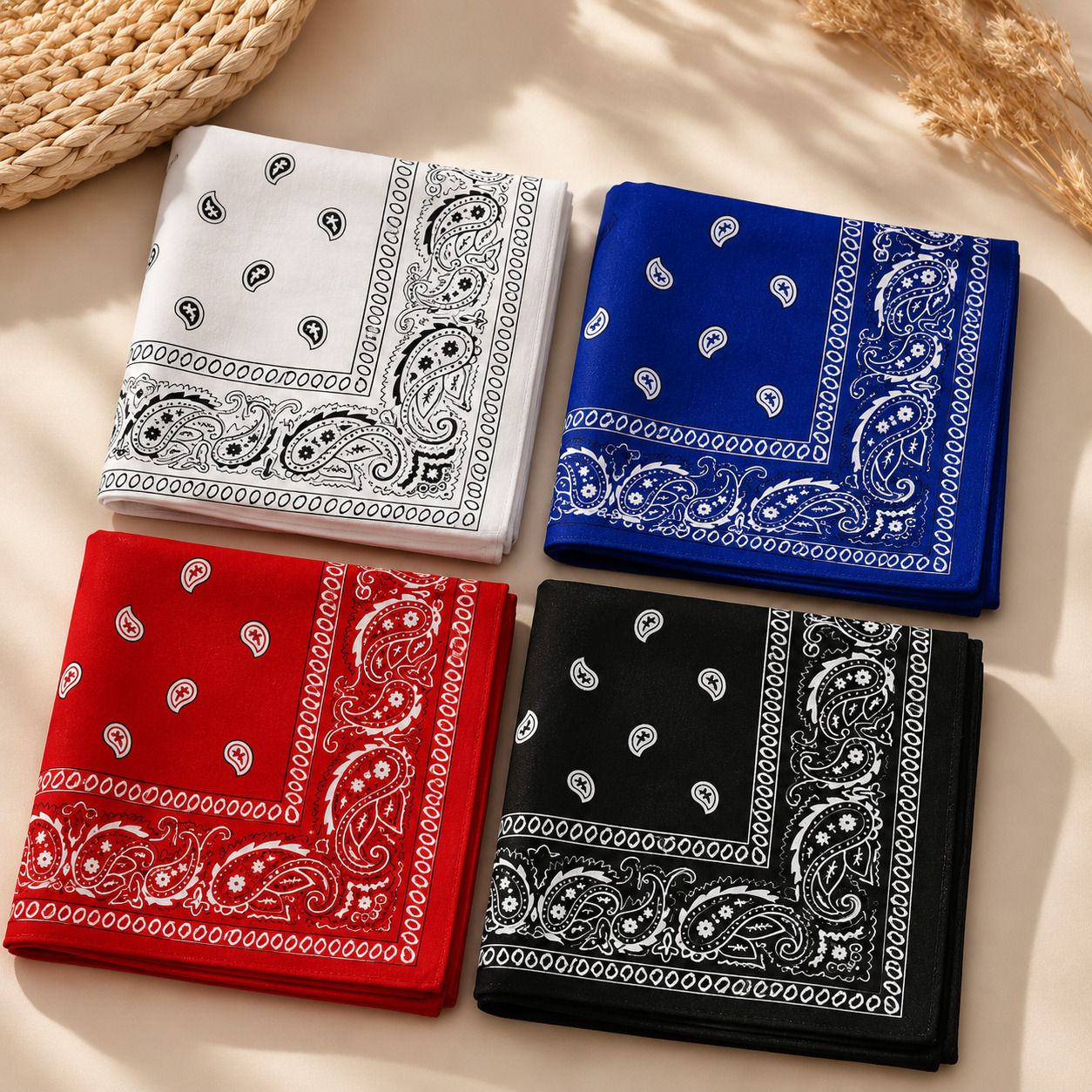 SHIFTER Handkerchief Bandana Printed Head Band Me Women Fashion ["Multicolor"] Handkerchief-picture-14