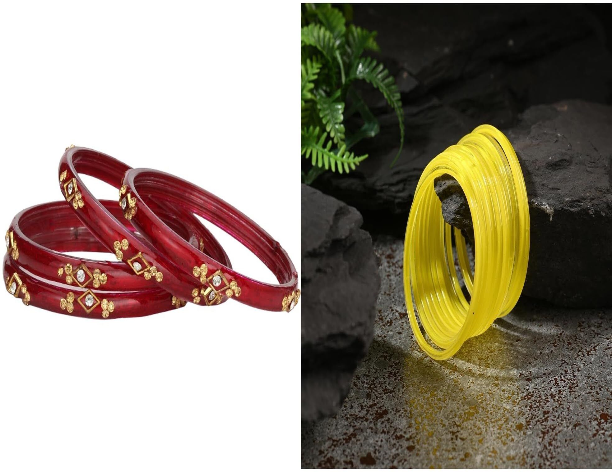 Glass Bangle Set-image-46