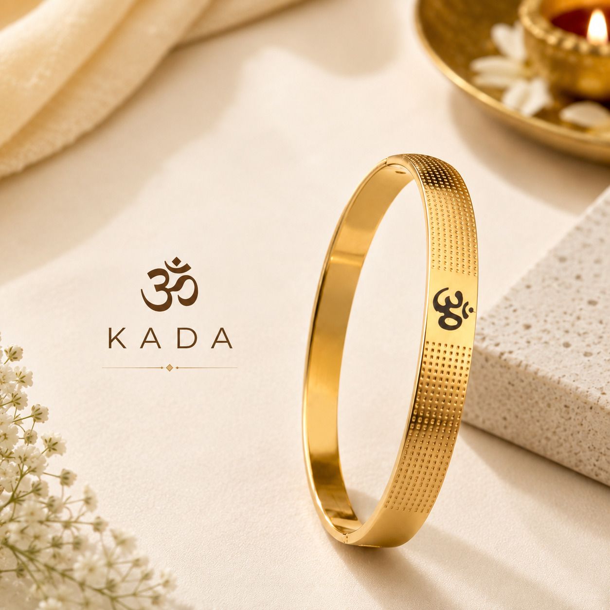 Brass Gold-plated Kada-image-45