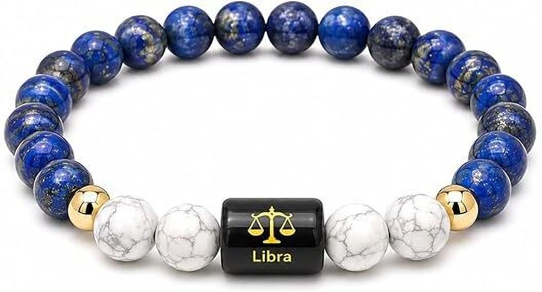 miran agate Lapiz Lazuli, Howlite Lapis Lazuli Bracelet-picture-12