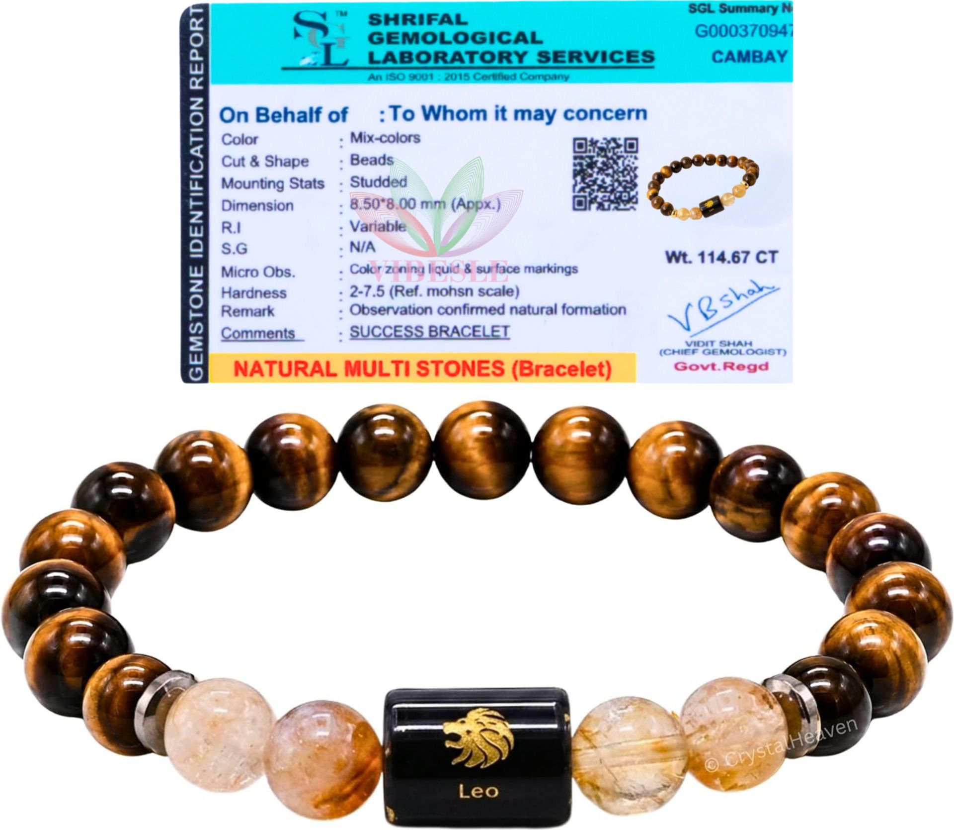 vibesle Stone Beads, Crystal Bracelet-picture-20