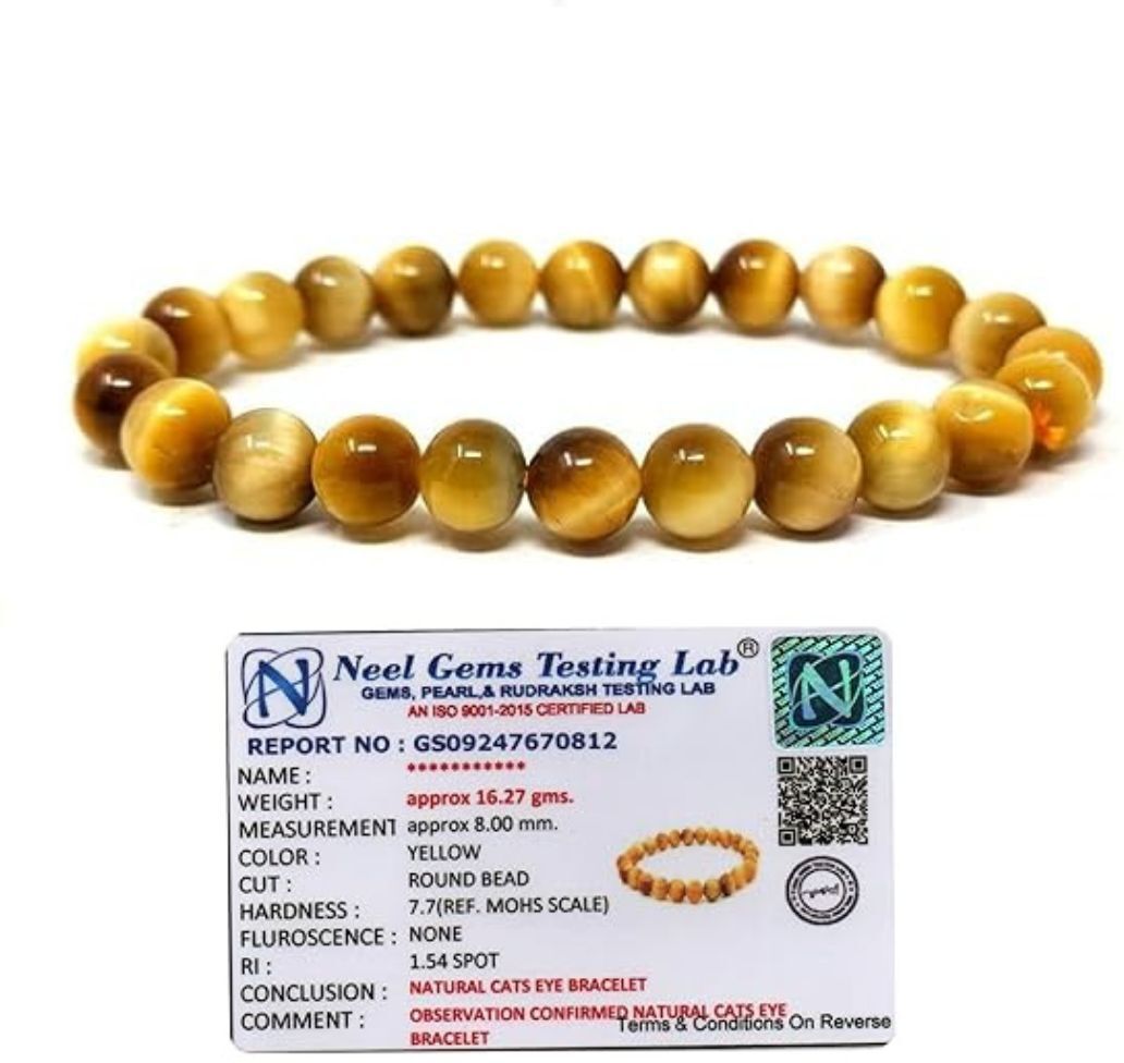 vibesle Crystal Beads, Cat's Eye Charm Bracelet-picture-24