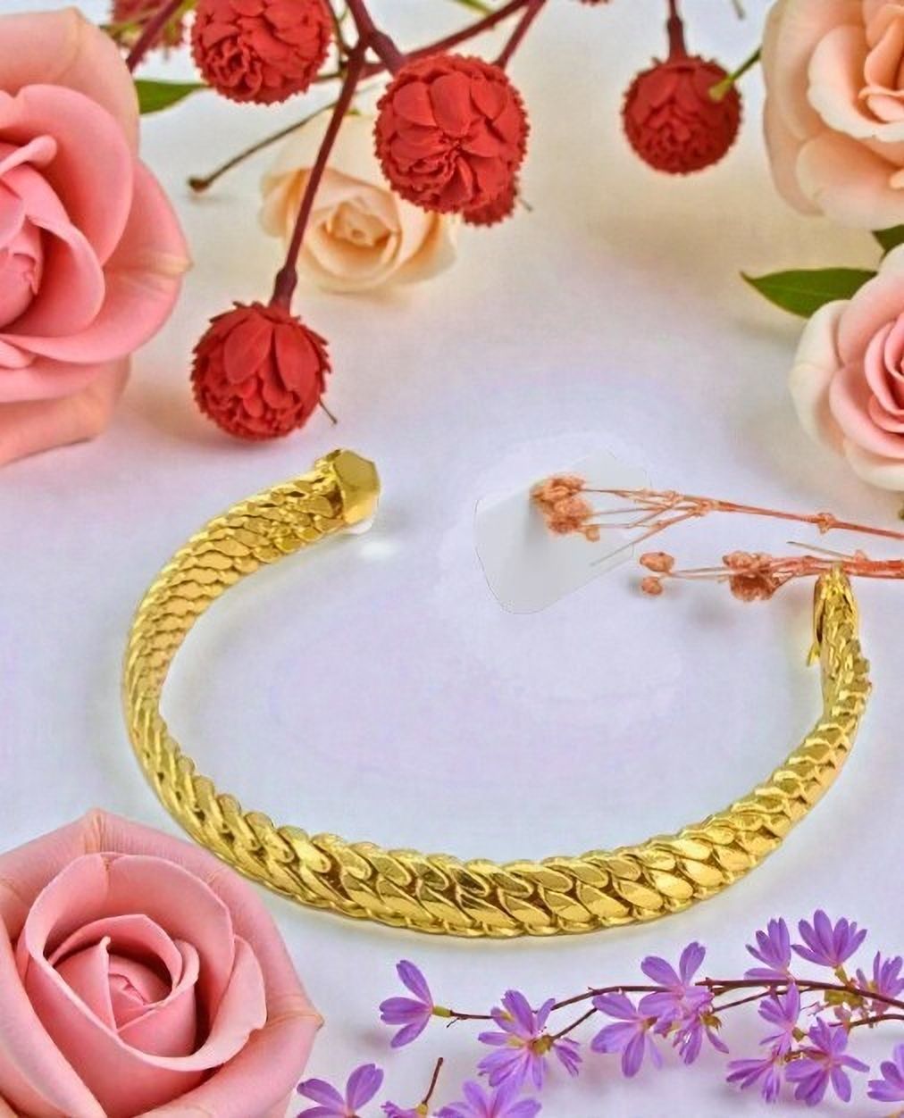 Brass Gold-plated Bracelet-image-39