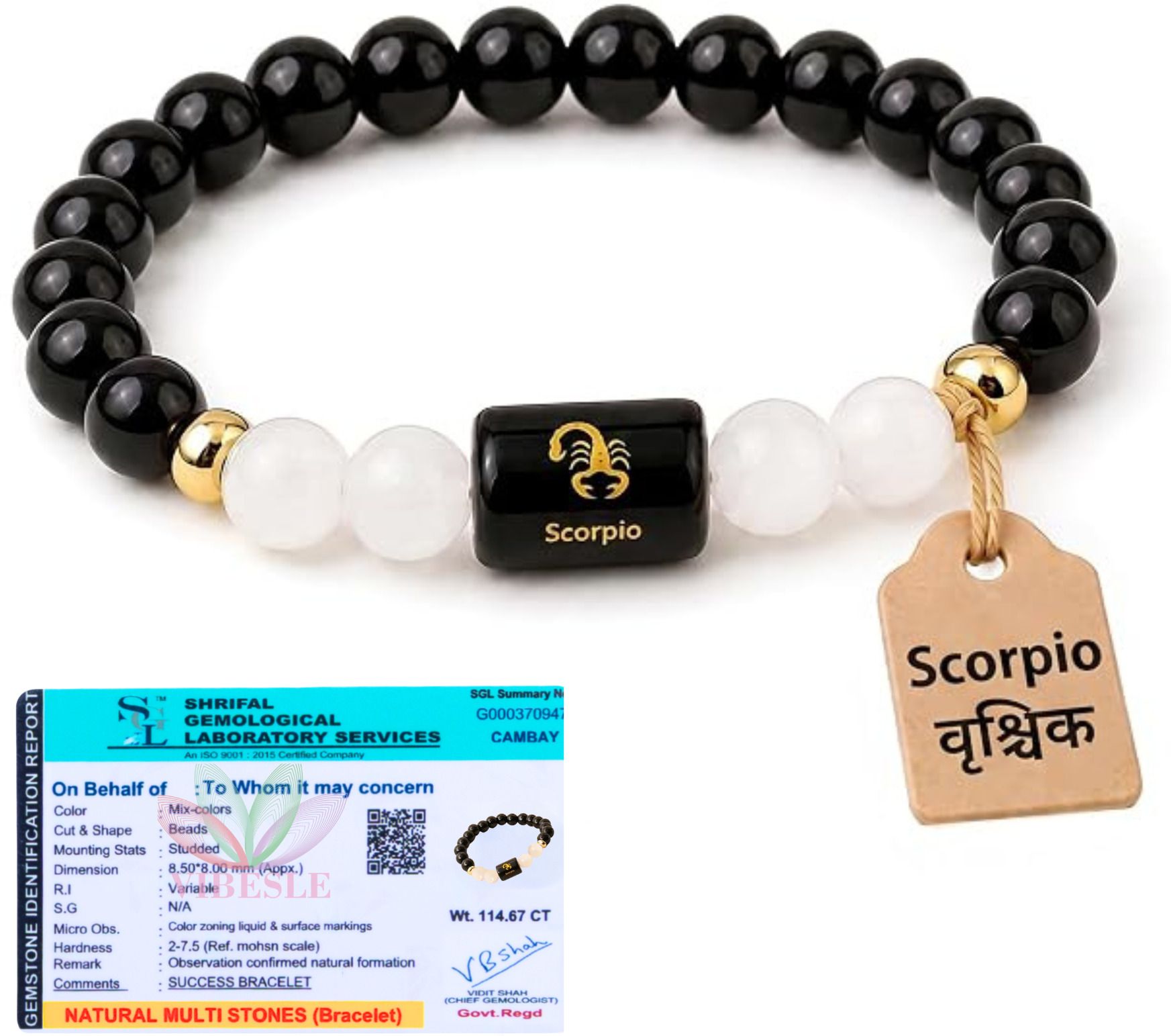vibesle Stone, Crystal Beads Bracelet-picture-46
