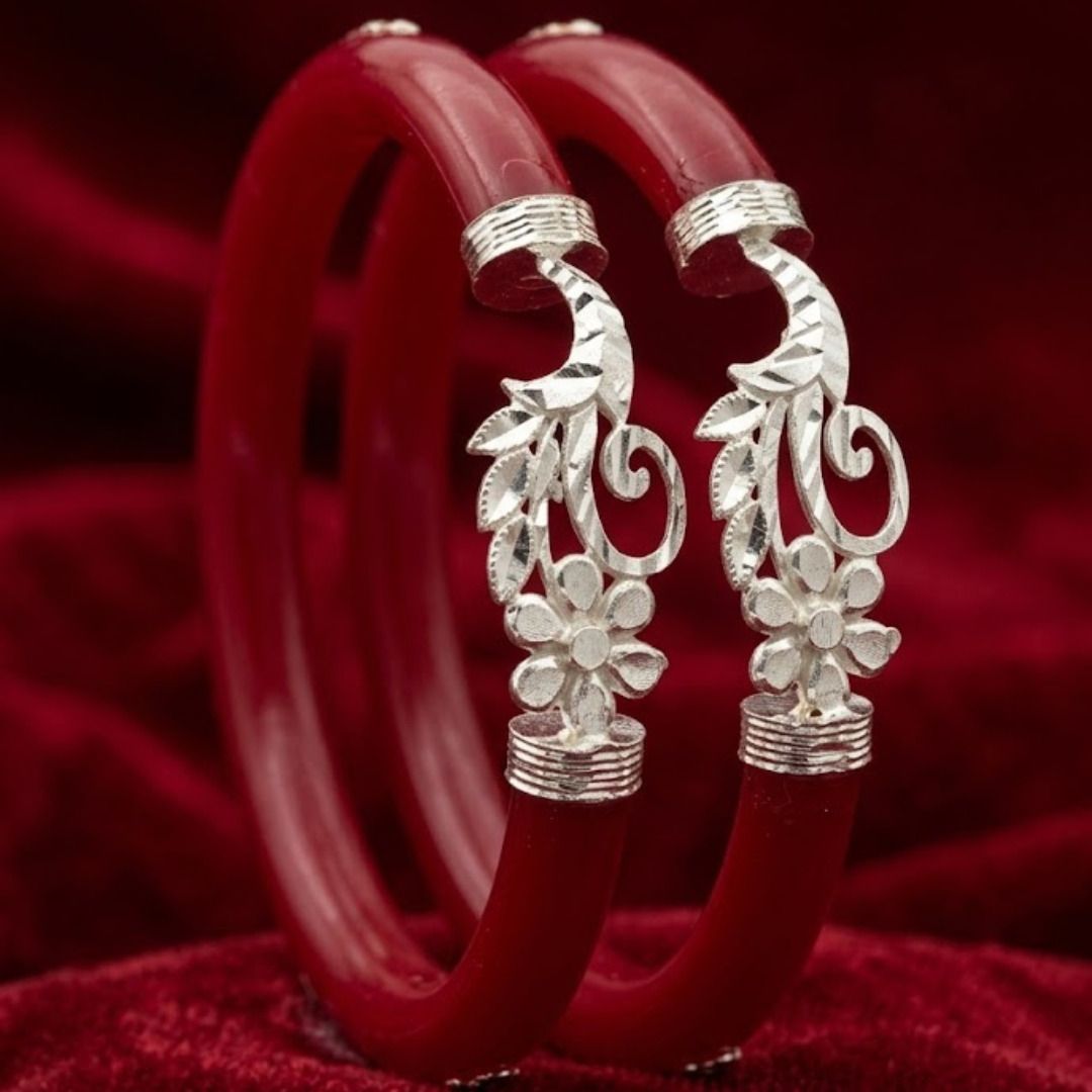 silver bangle set