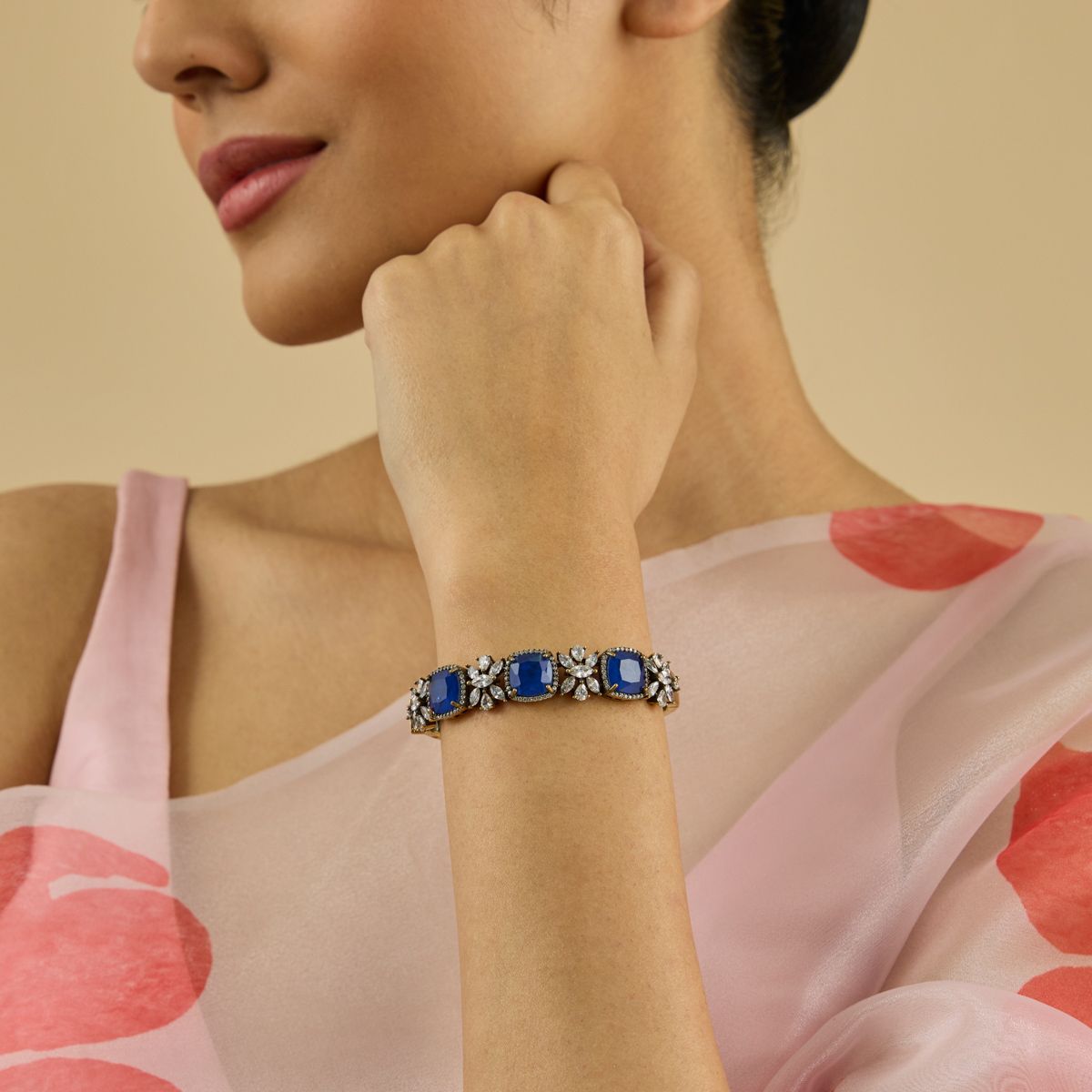 kushal's fashion jewellery Copper Zircon Kada-picture-13