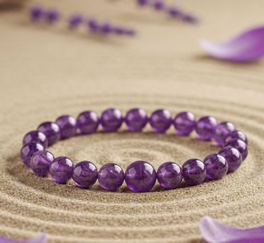 Amethyst Beads Bracelet-image-3