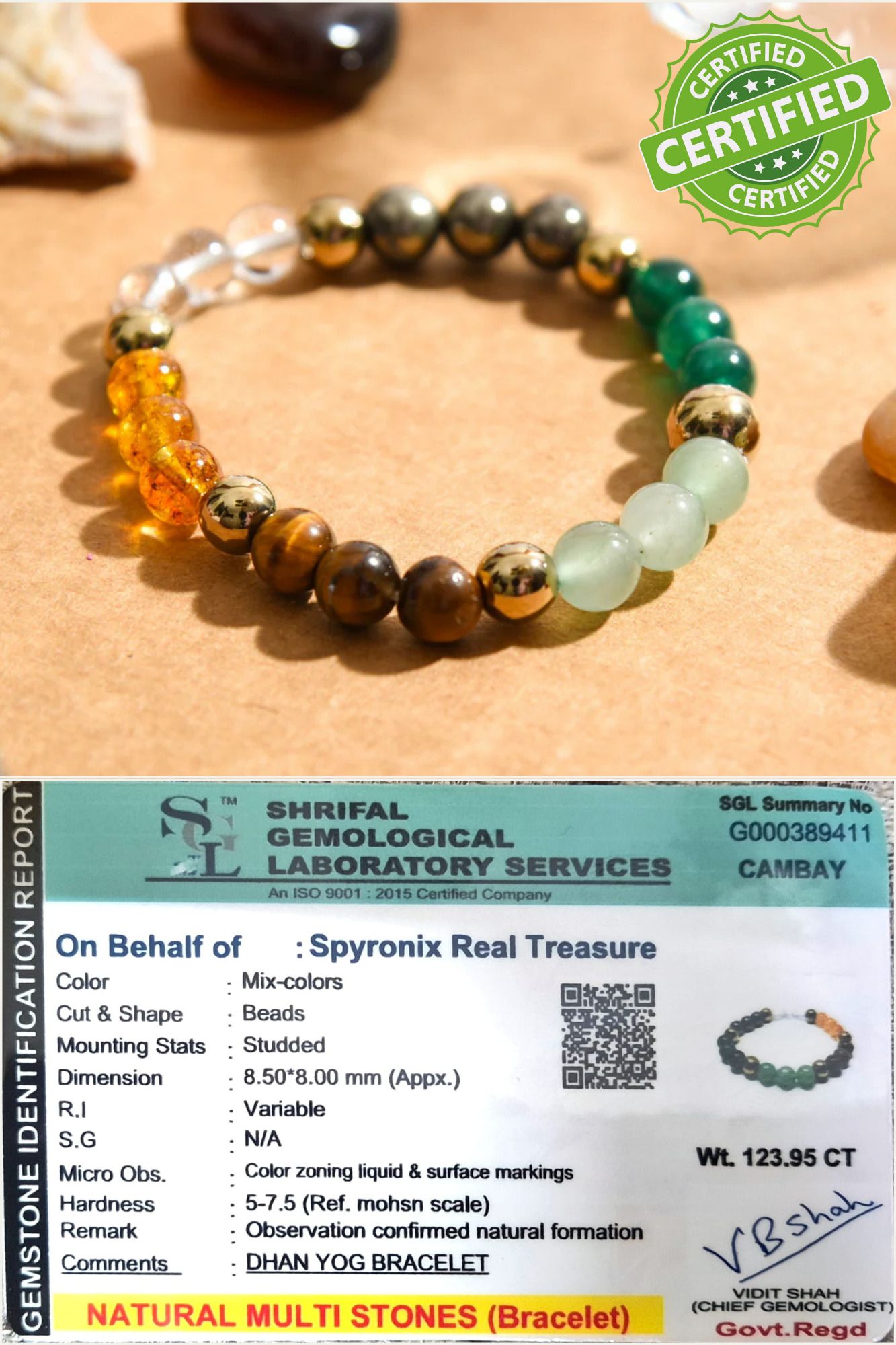 Stone Crystal Bracelet