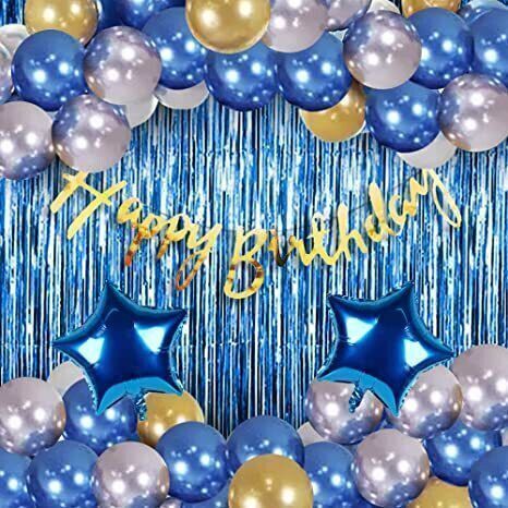 pbbs Printed Happy Birthday Decoration kit Combo - 41 Pcs for Birthday Decor (fk-970)-picture-36