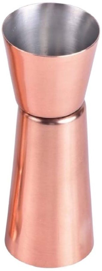 Dynore Copper Plated Tall Peg Measure 30/60 ml 1 - Piece Bar Set-image-24