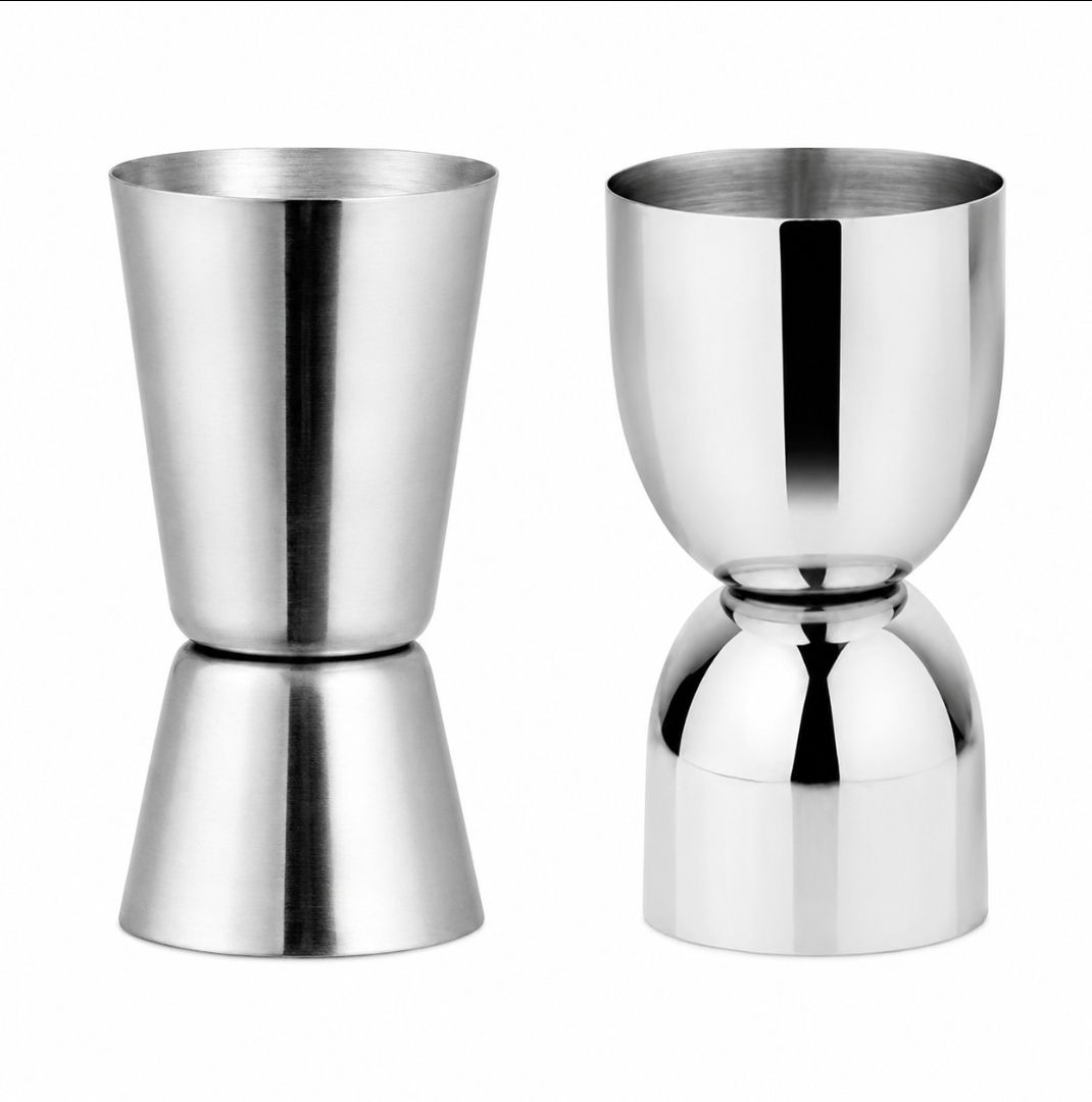 LEKHA PEG MEASURE 30/60ML ROUND & V SHAPE 2 - Piece Bar Set-image-41