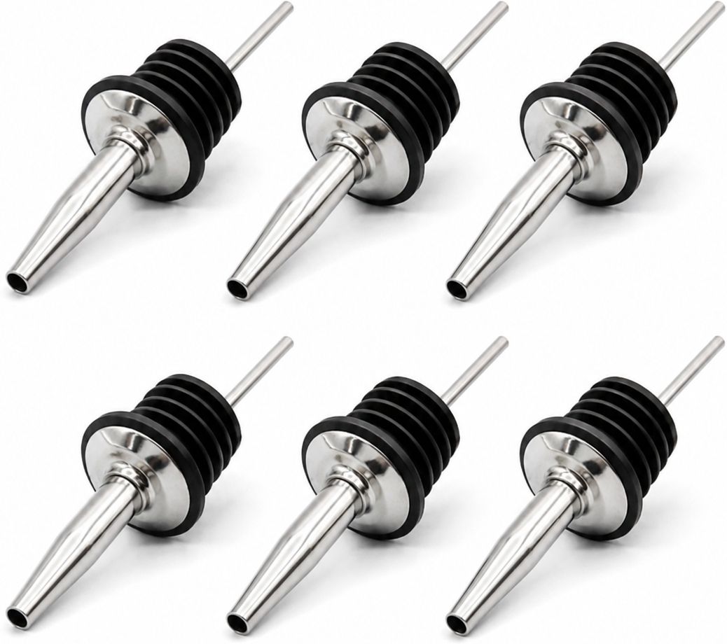 PM LEKHA - FOCUS ON QUALITY 6 PCS WINE LIQUOR POURER 6 - Piece Bar Set-image-39