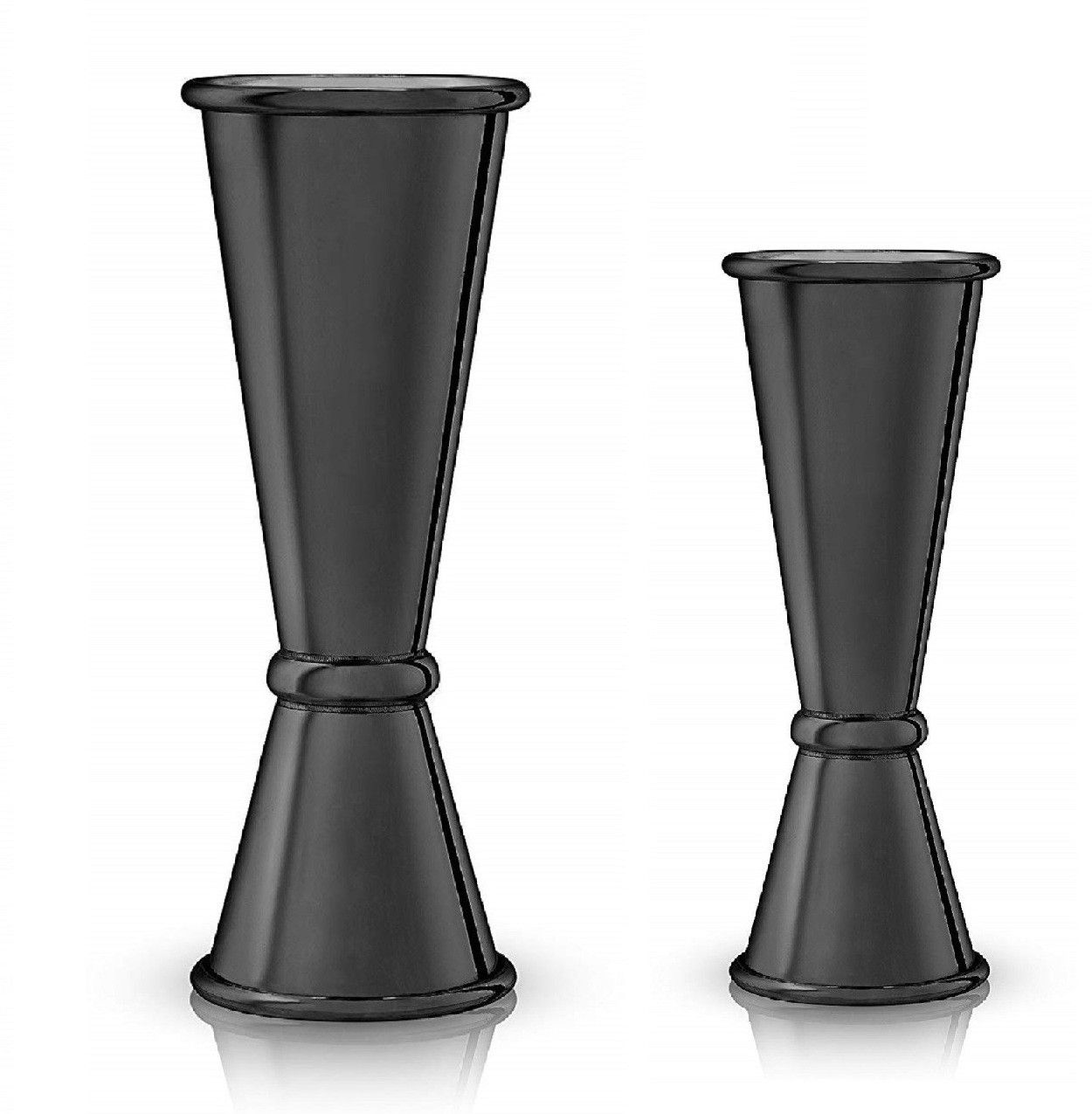 Dynore Stainless Steel Black Matt Japanese Peg Measure 20/40, 30/60 ml- Set of 2 2 - Piece Bar Set-picture-22