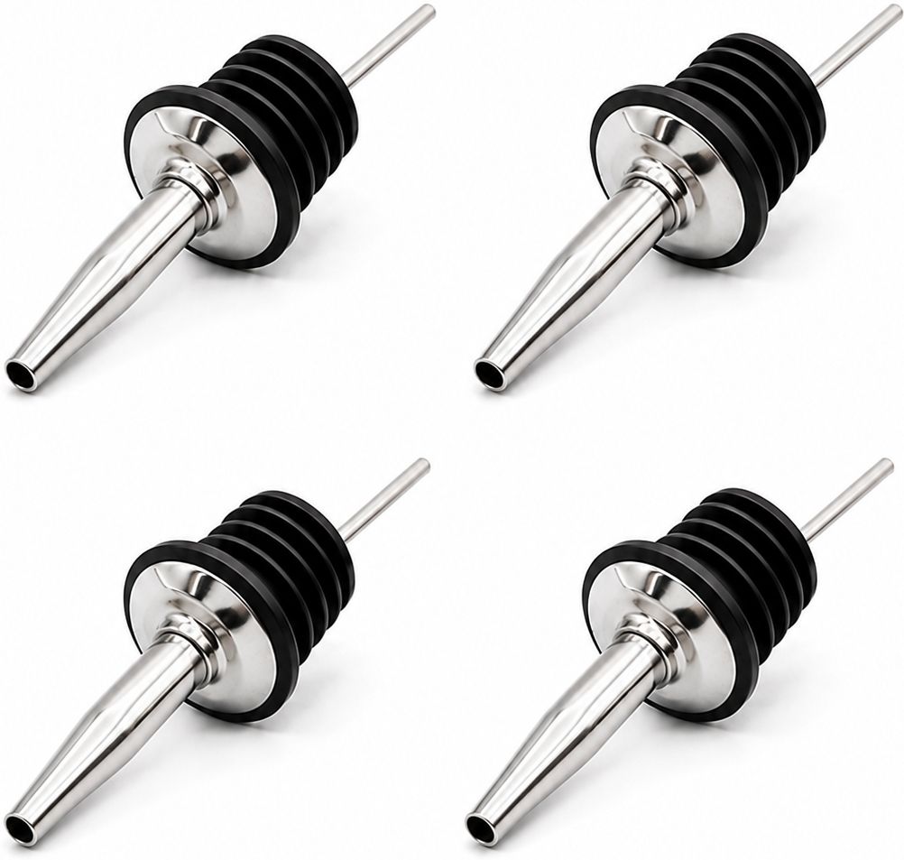 PM LEKHA - FOCUS ON QUALITY 4 PCS WINE LIQUOR POURER 4 - Piece Bar Set-image-38