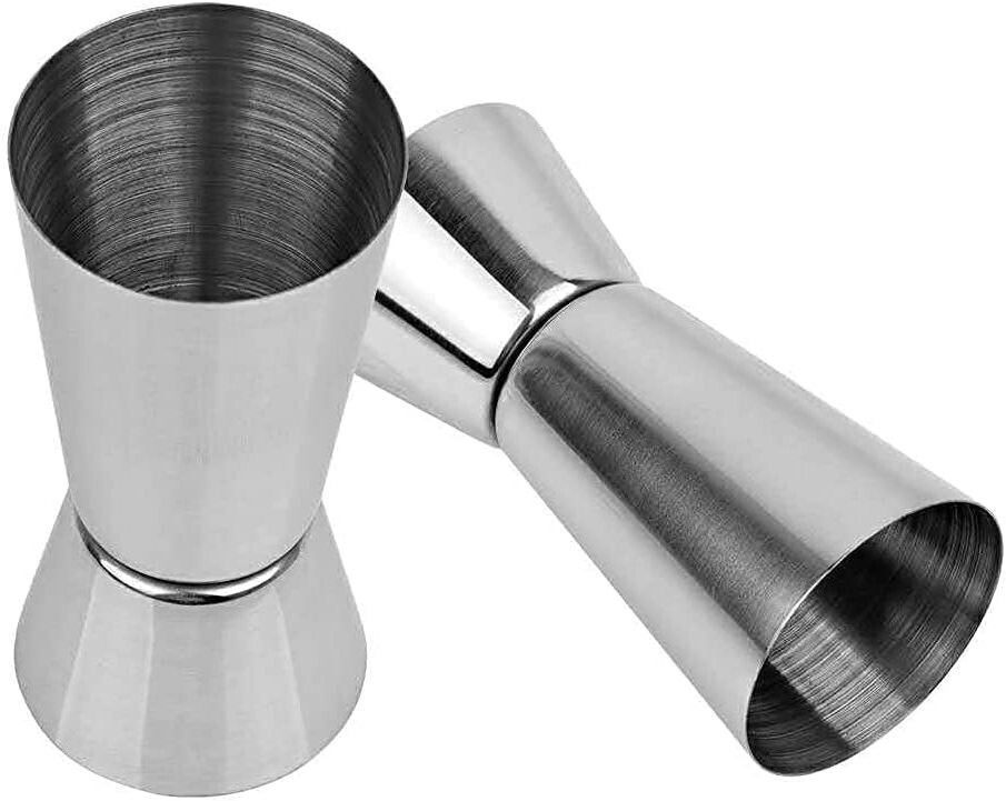 Double Side Peg Measure & Cocktail Shaker Drink Measuring Bar Tool Jigger 30/60ML Decanter 2 - Piece Bar Set-image-31