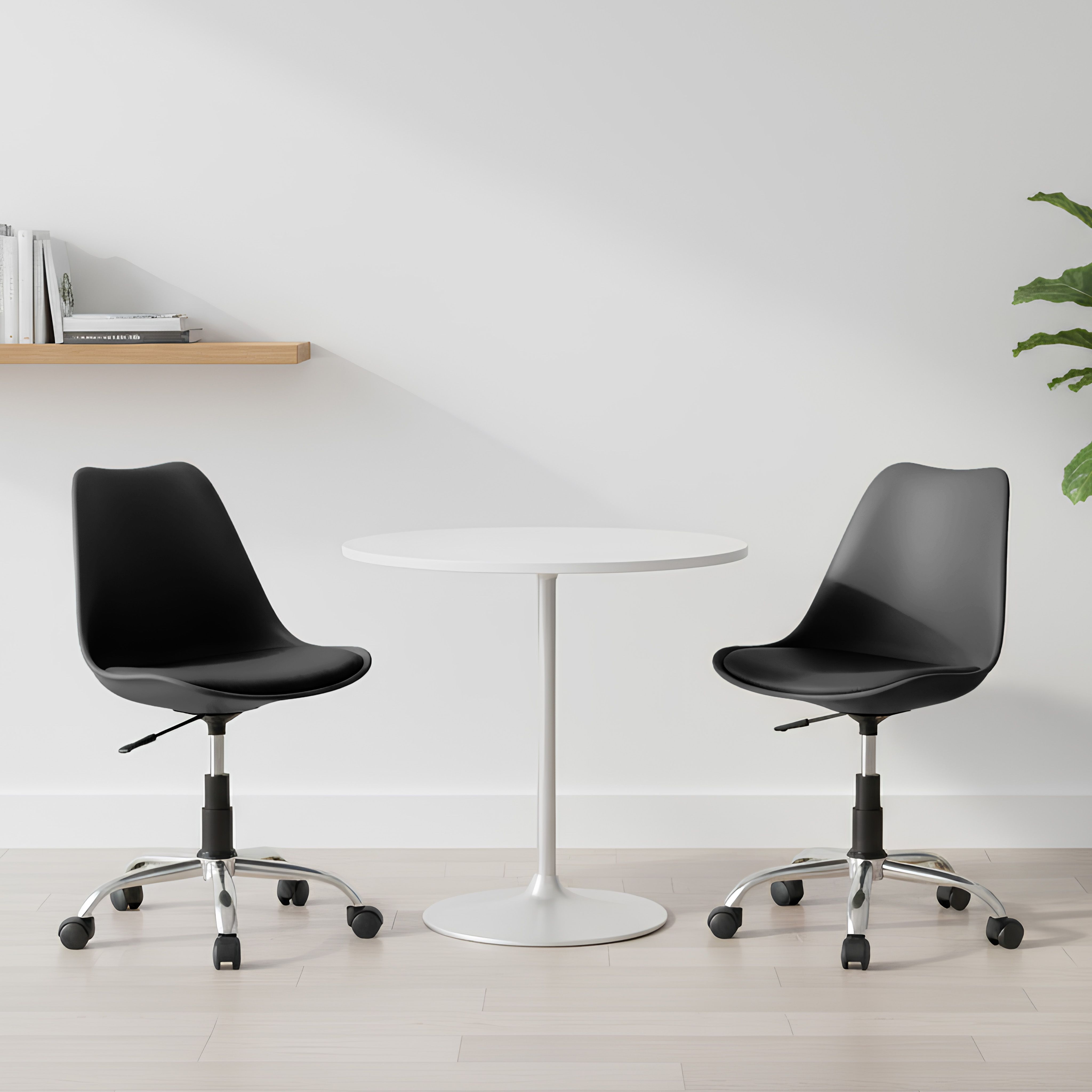 Diya Smart Revolving Chair Nylon Office Executive Chair-image-5