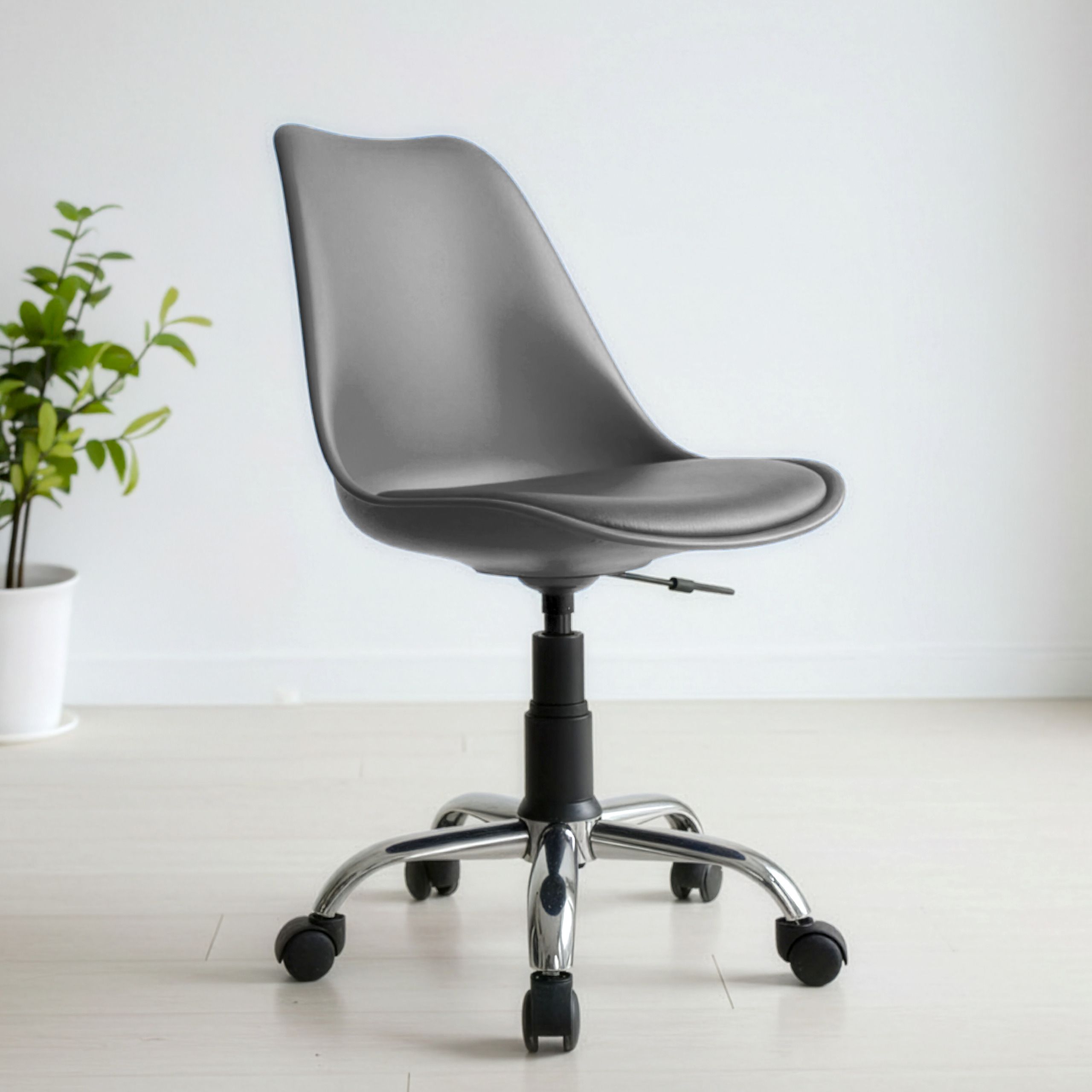 Diya Smart Revolving Chair Nylon Office Executive Chair-image-6