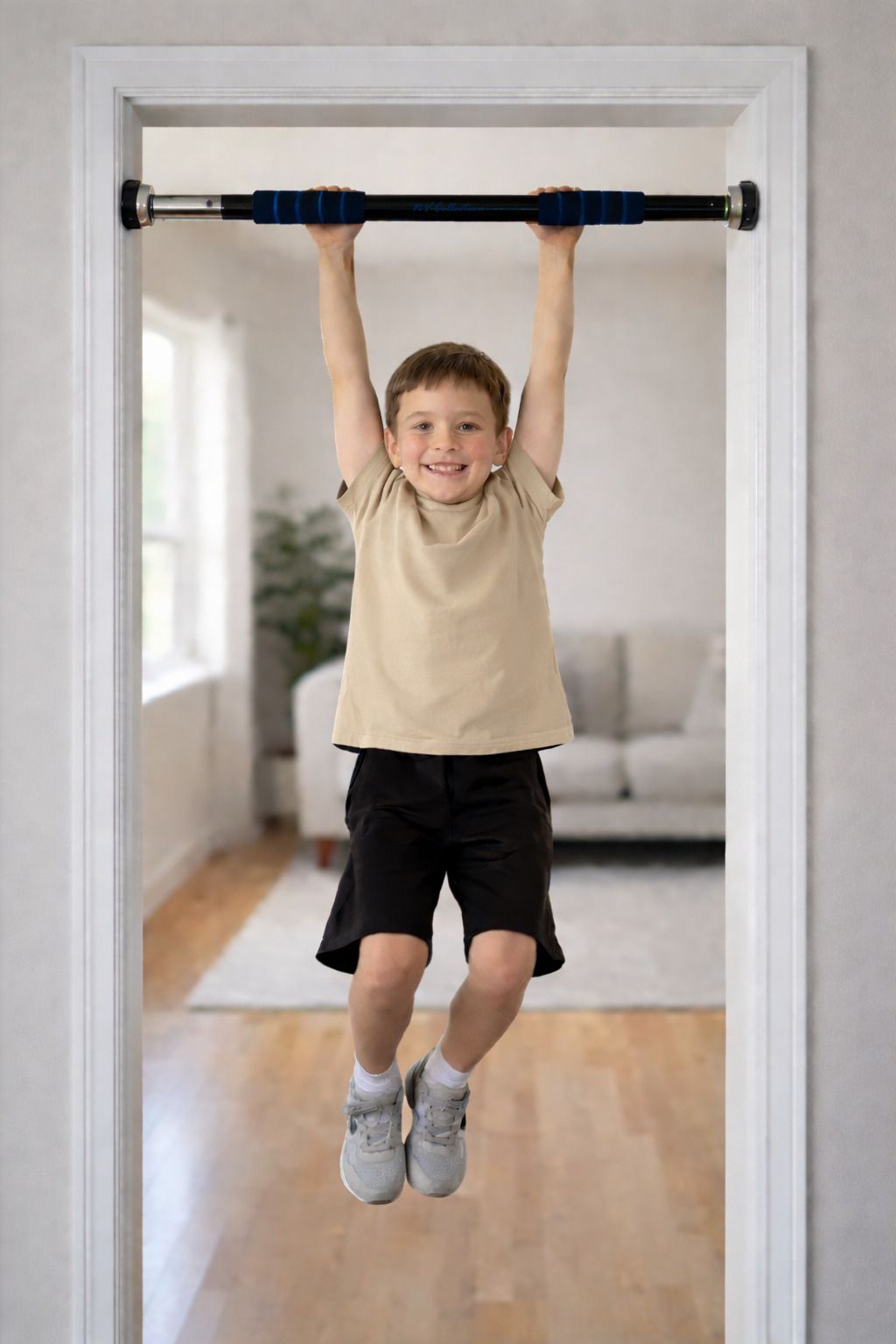 Easy-Fit Kids Height Increase Pull-Up Bar for Doorway – Home Gym for Kids Pull-up Bar-image-42