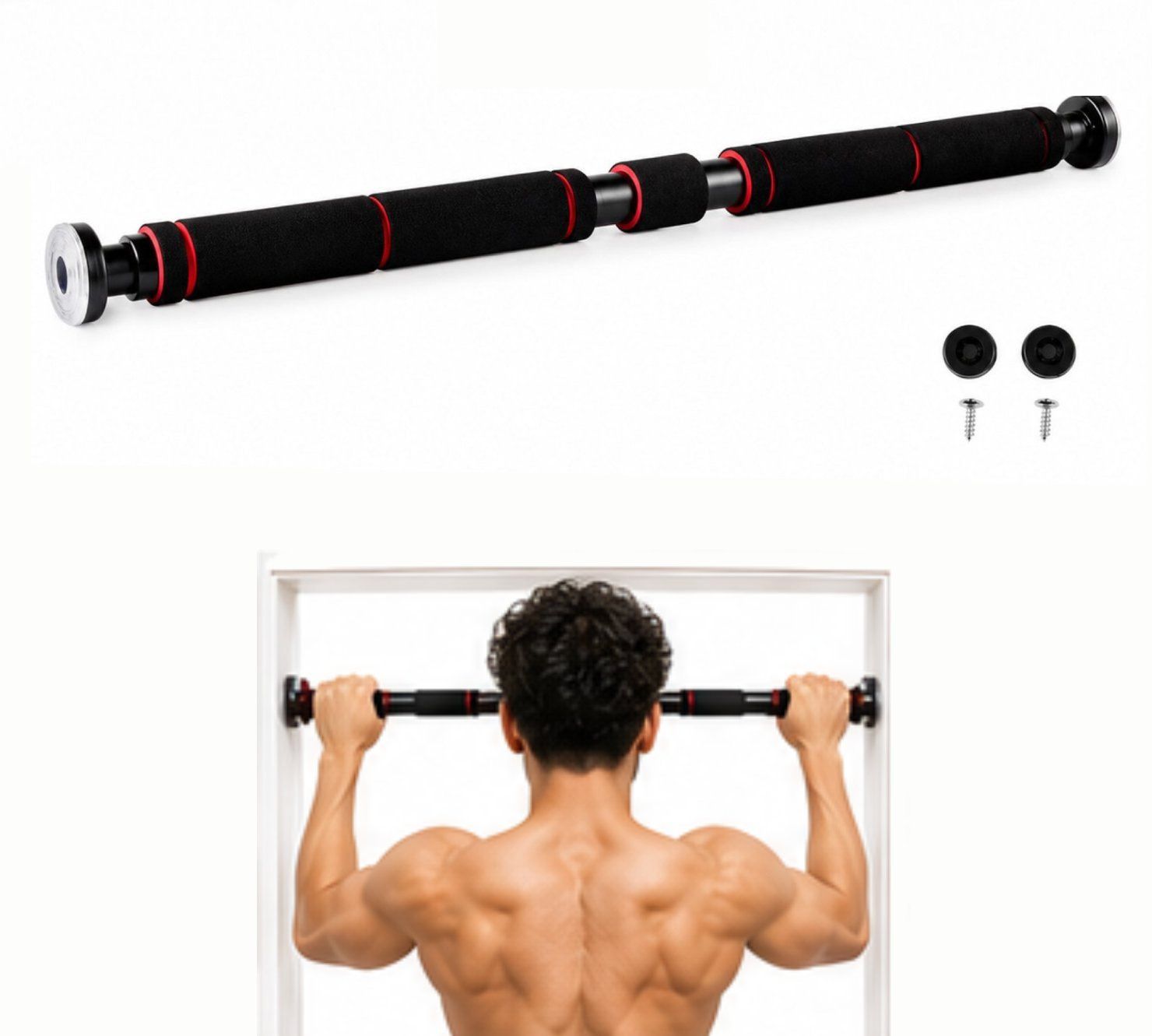shopeleven Pull-Up and Chin-Up Exercise Bar Heavy Duty Design Pull-up Bar-picture-47