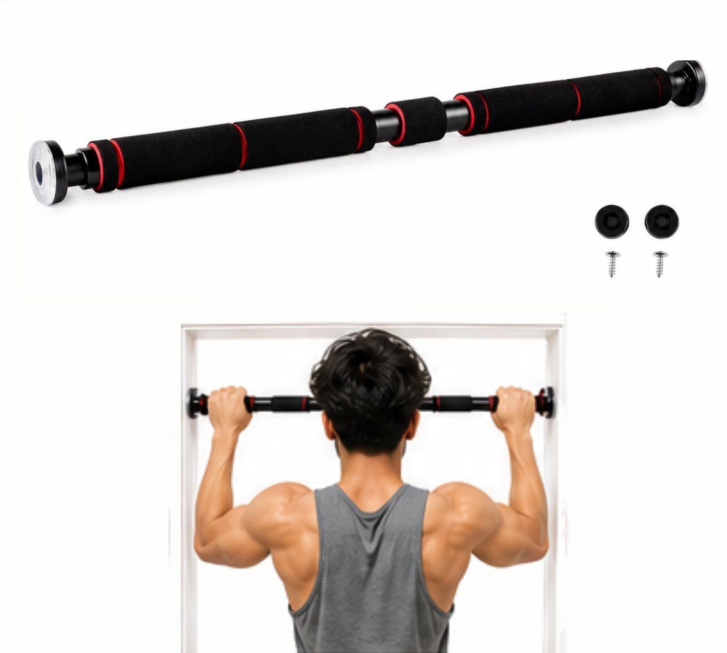 shopeleven Multi-Purpose Pull-Up Bar for Strength Training at Home Pull-up Bar-picture-0