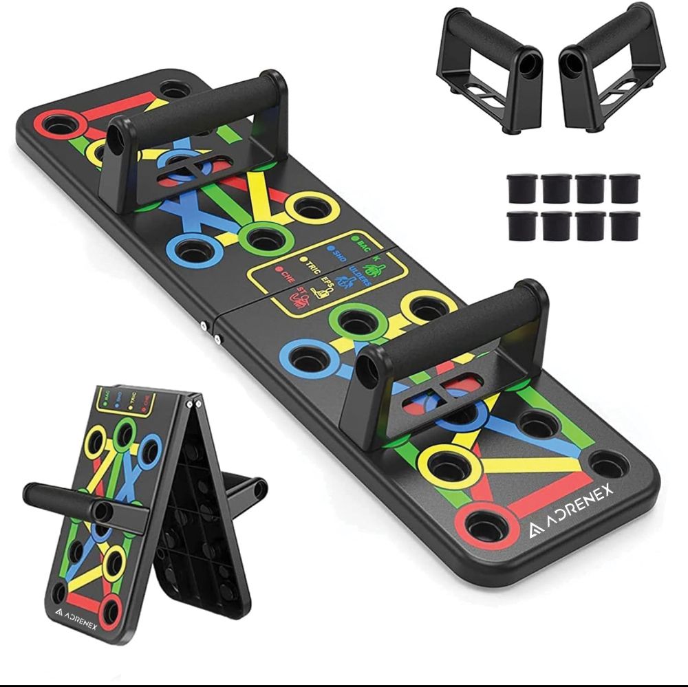 Push Up Board System, 15 in 1 Body Building Exercise Push-up Bar-image-27