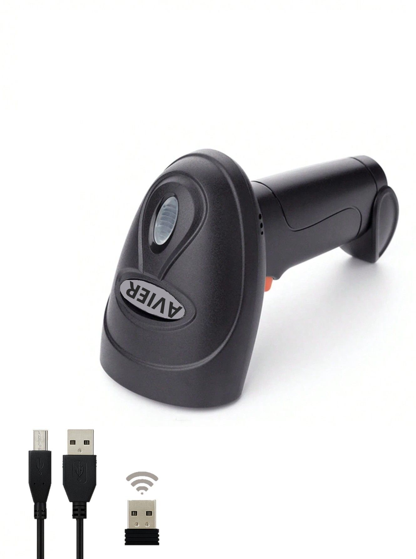 AVIER AV55D Wireless 2.4GHz 2D&1D Barcode Scanner (QR Code & Barcode) Wired & Wireless Connectivity | Induction Scanning with Built-in Illumination Light |Strong ABS 2D Camera Barcode Scanner-image-30
