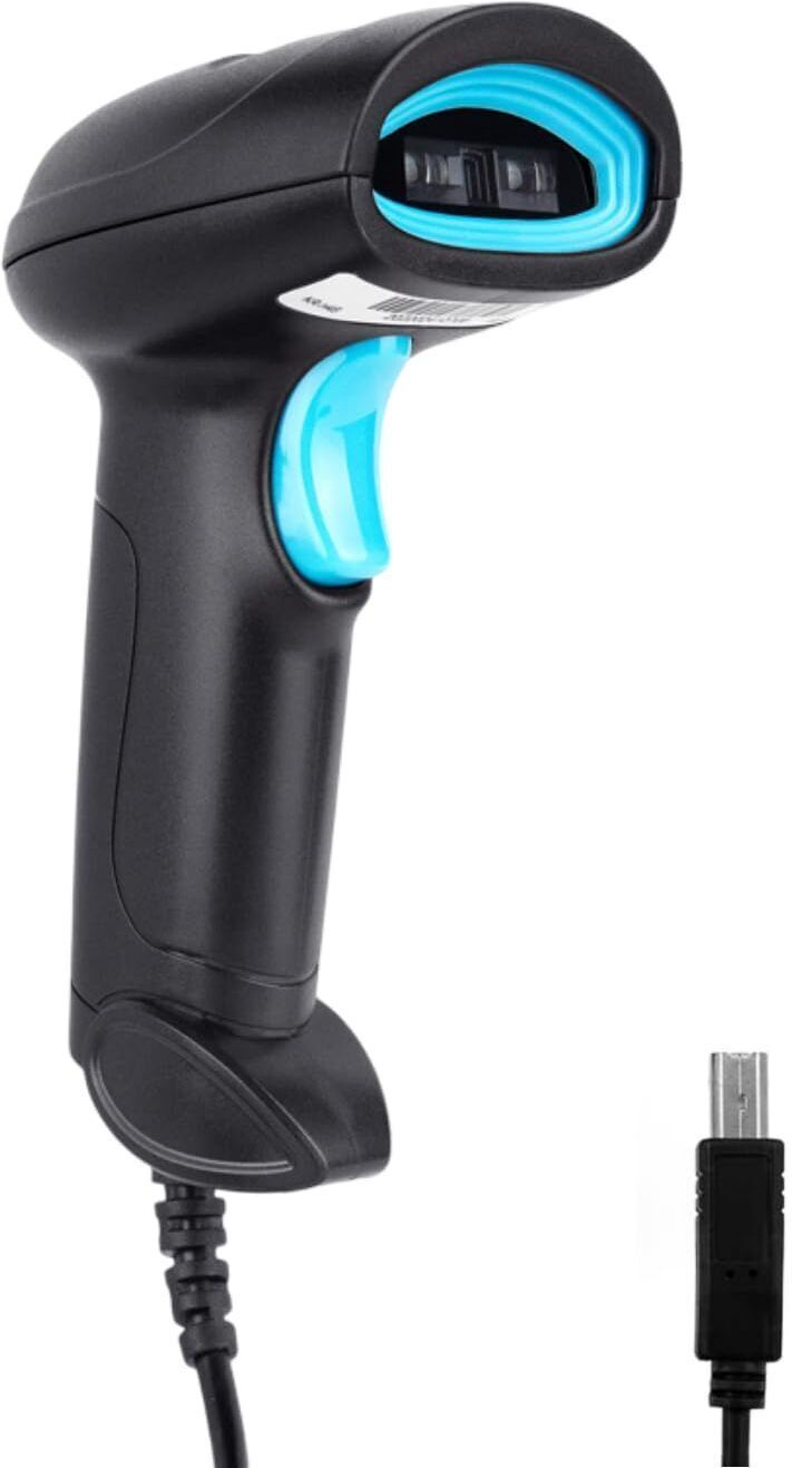 Nexscan MC98 Barcode and QR 2D &1D Wired Handheld Indicator with Induction scanning and Suffix Settings 2D Camera Barcode Scanner Bi-Directional Barcode Scanner
