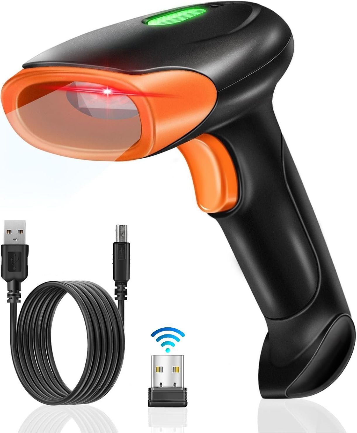 Nexscan Wireless 2D & 1D (USB+2.4GHz) Barcode Scanner 640×480 CMOS Global Exposure Engine Large Scan Window, Fast Scanning, Buzzer LED 2D Camera Barcode Scanner-picture-17