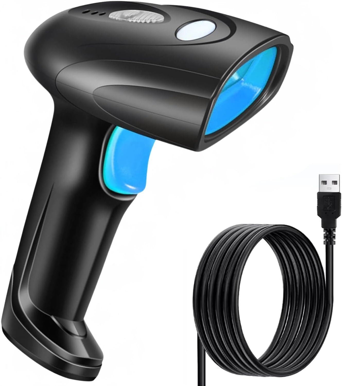 AVIER HT410 Barcode and QR 2D &1D Wired Handheld Indicator with Induction scanning and Suffix Settings 2D Camera Barcode Scanner 2D Camera Barcode Scanner-picture-30