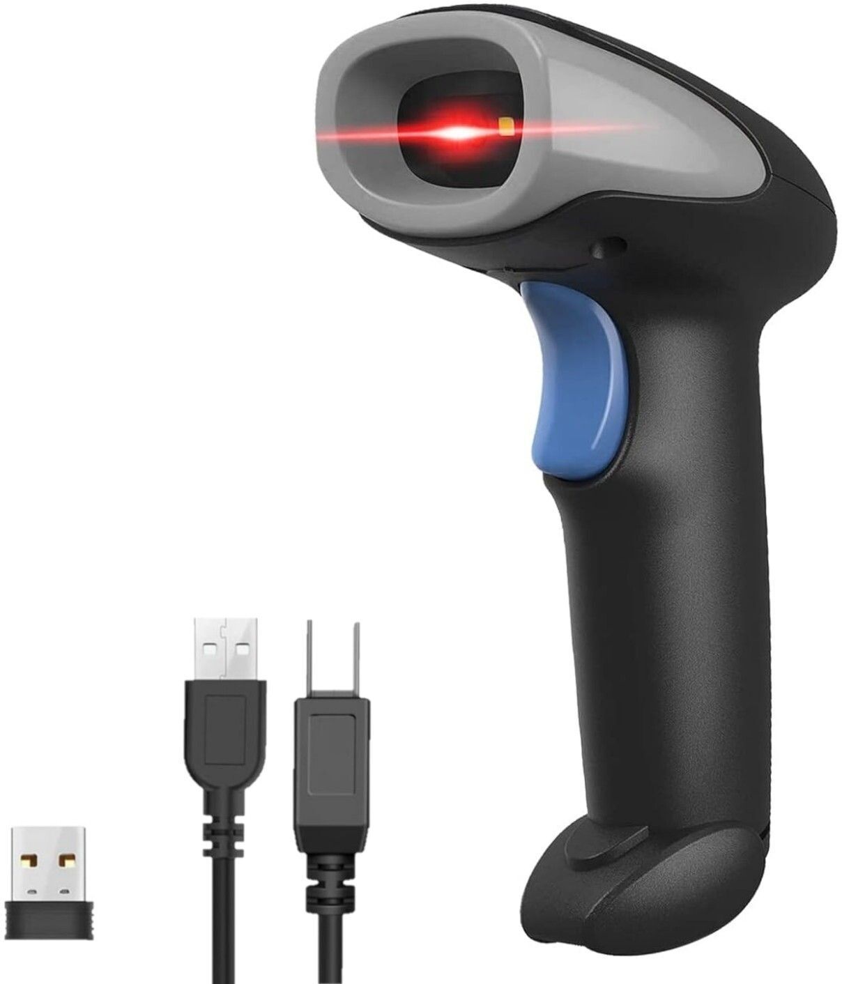 Nexscan MC94 Wireless 2D&1D USB+2.4 GHz Barcode Scanner (QR Code) Wired inbuilt Battery Induction Scanning with Built-in Illumination Light Laser Barcode Scanner-image-32
