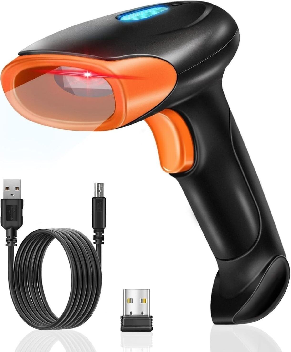 Bitsybloom Wireless 2D & 1D (USB+2.4GHz) Barcode Scanner 640×480 CMOS Global Exposure Engine Large Scan Window, Fast Scanning, Buzzer LED 2D Camera Barcode Scanner-picture-29