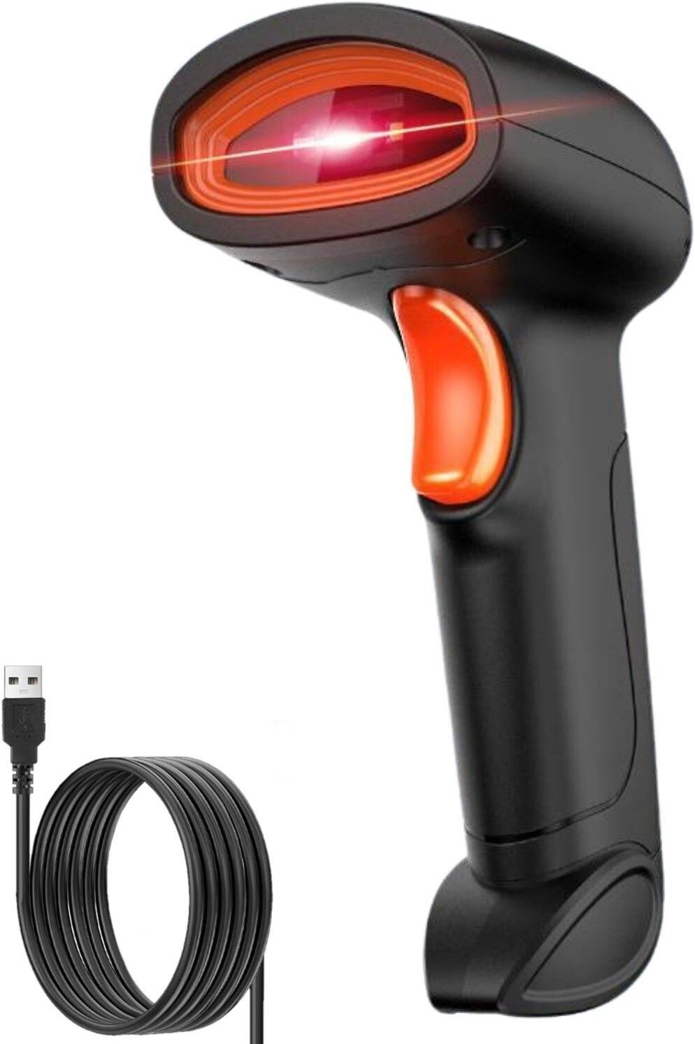 ENKART HT410 Barcode and QR 2D &1D Wired Handheld Indicator with Induction scanning and Suffix Settings 2D Camera Barcode Scanner 2D Camera Barcode Scanner-image-1